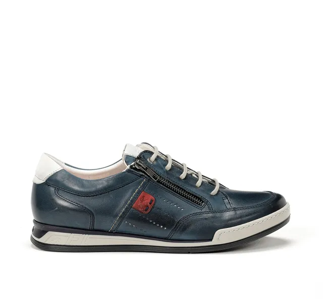 Fluchos Etna F0148 chaussure homme bleue cuir