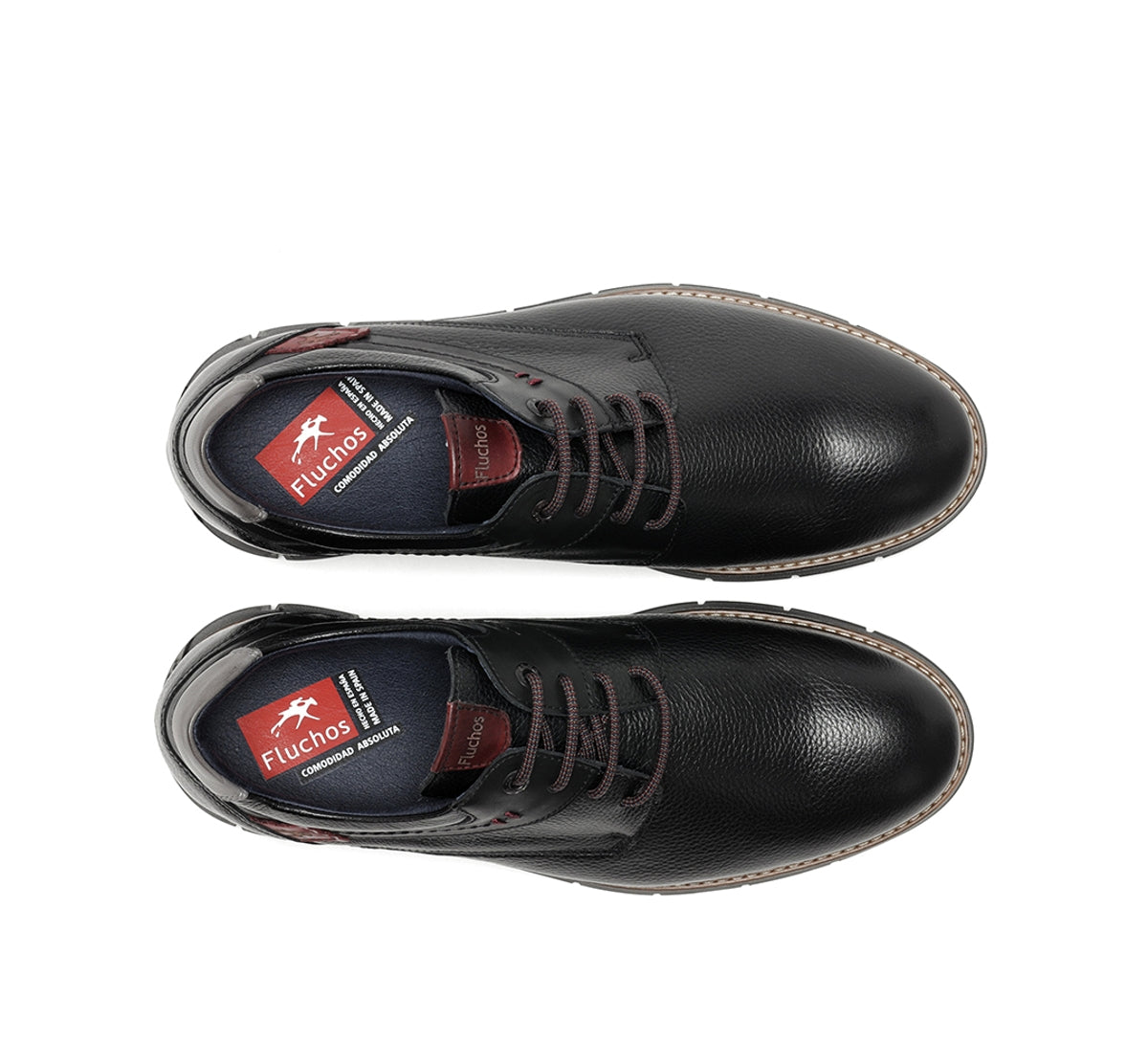 Fluchos Kiro F1578 chaussure noir homme confort