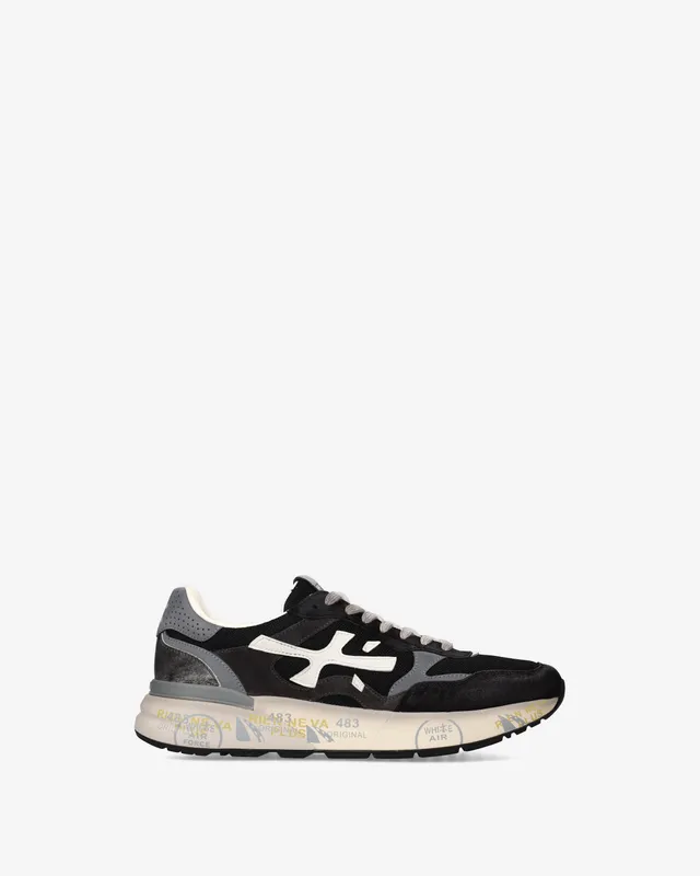 Premiata Mick 0.1 8119 baskets noir daim homme