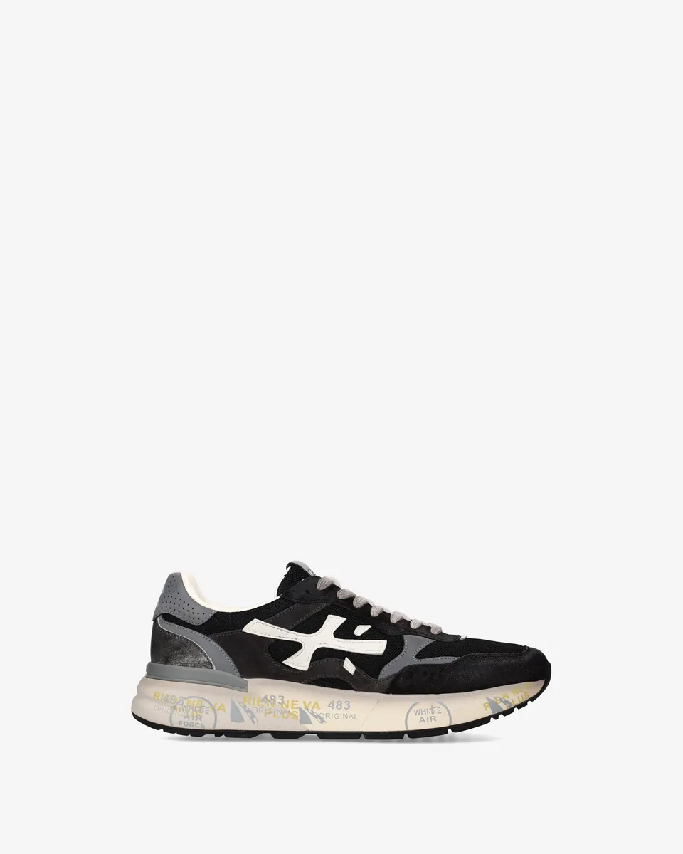 Premiata Mick 0.1 8119 baskets noir daim homme