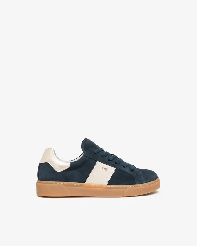 Nero Giardini Sneakers baskets daim cuir femme lacets