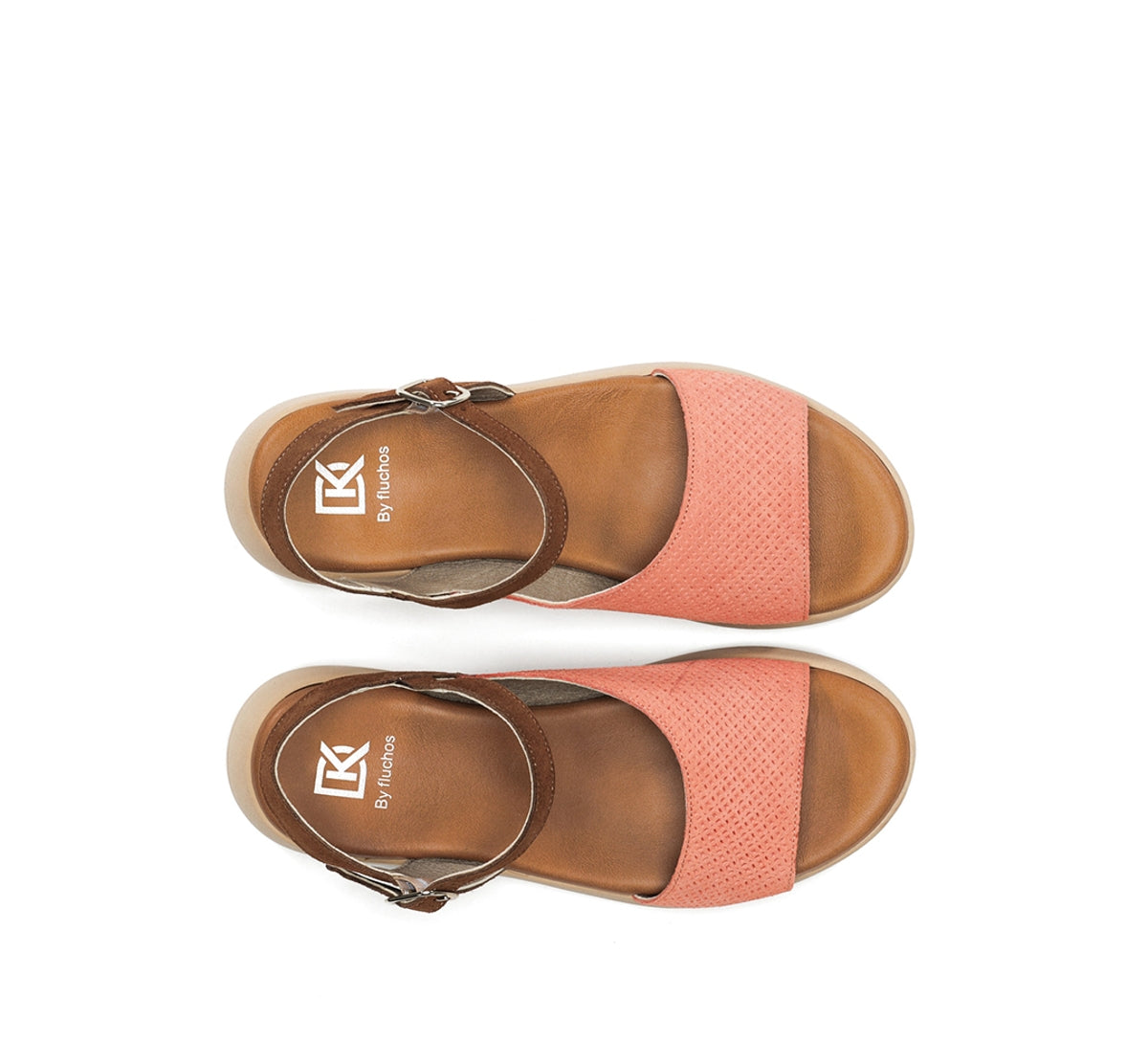 Fluchos Dorking Gandia D9464 Sandale Nude Confort