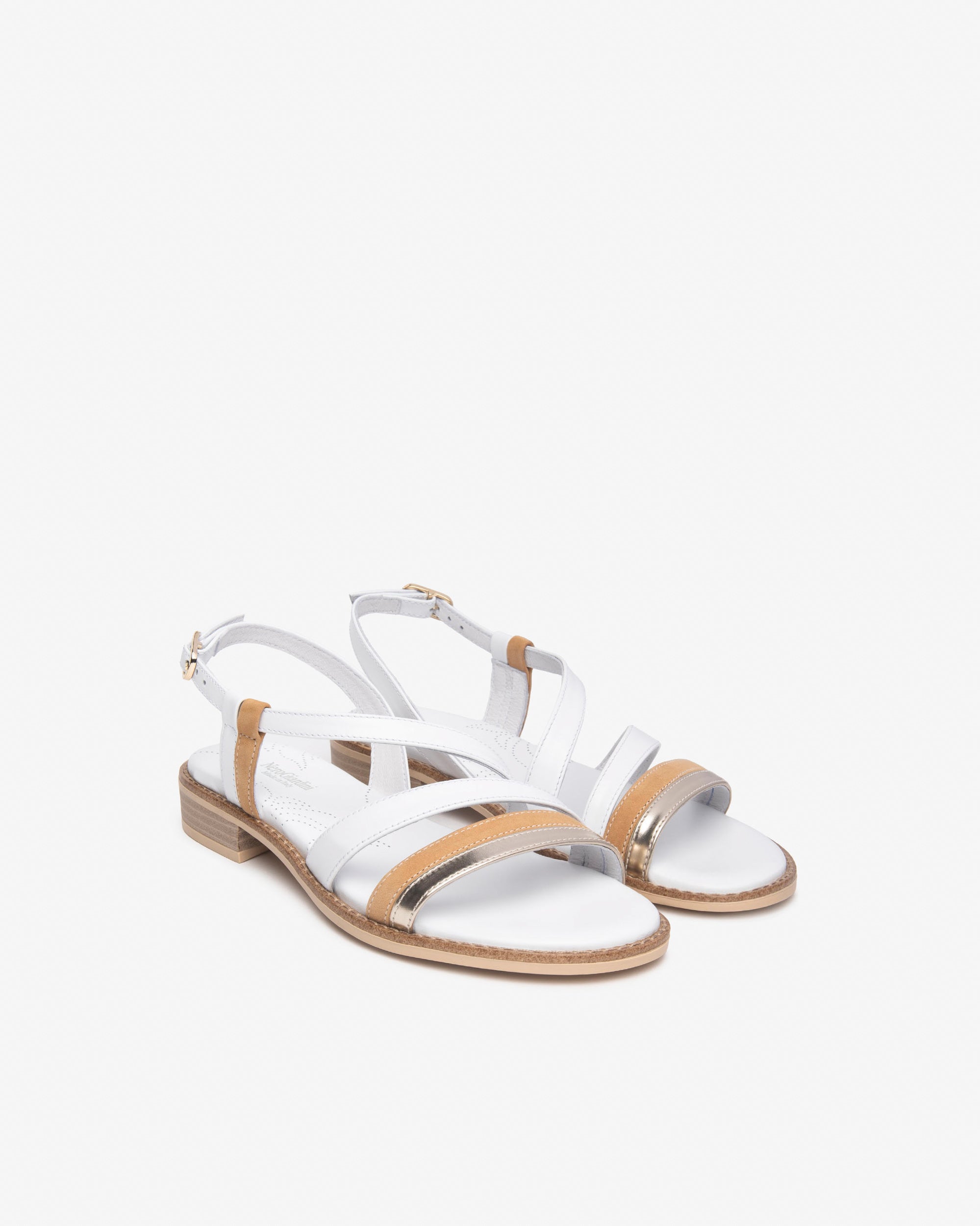 Nero Giardini Sandals sandales cuir femme tissu