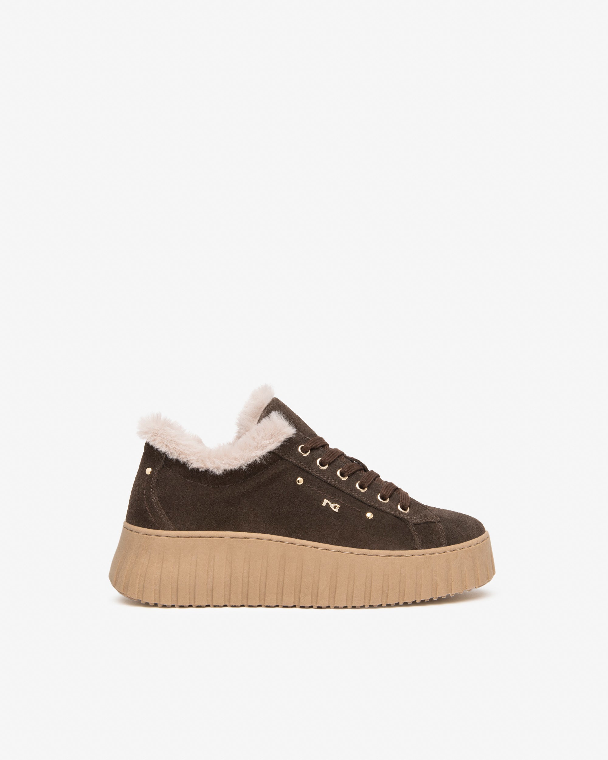 Nero Giardini Sneakers baskets daim femme plateforme