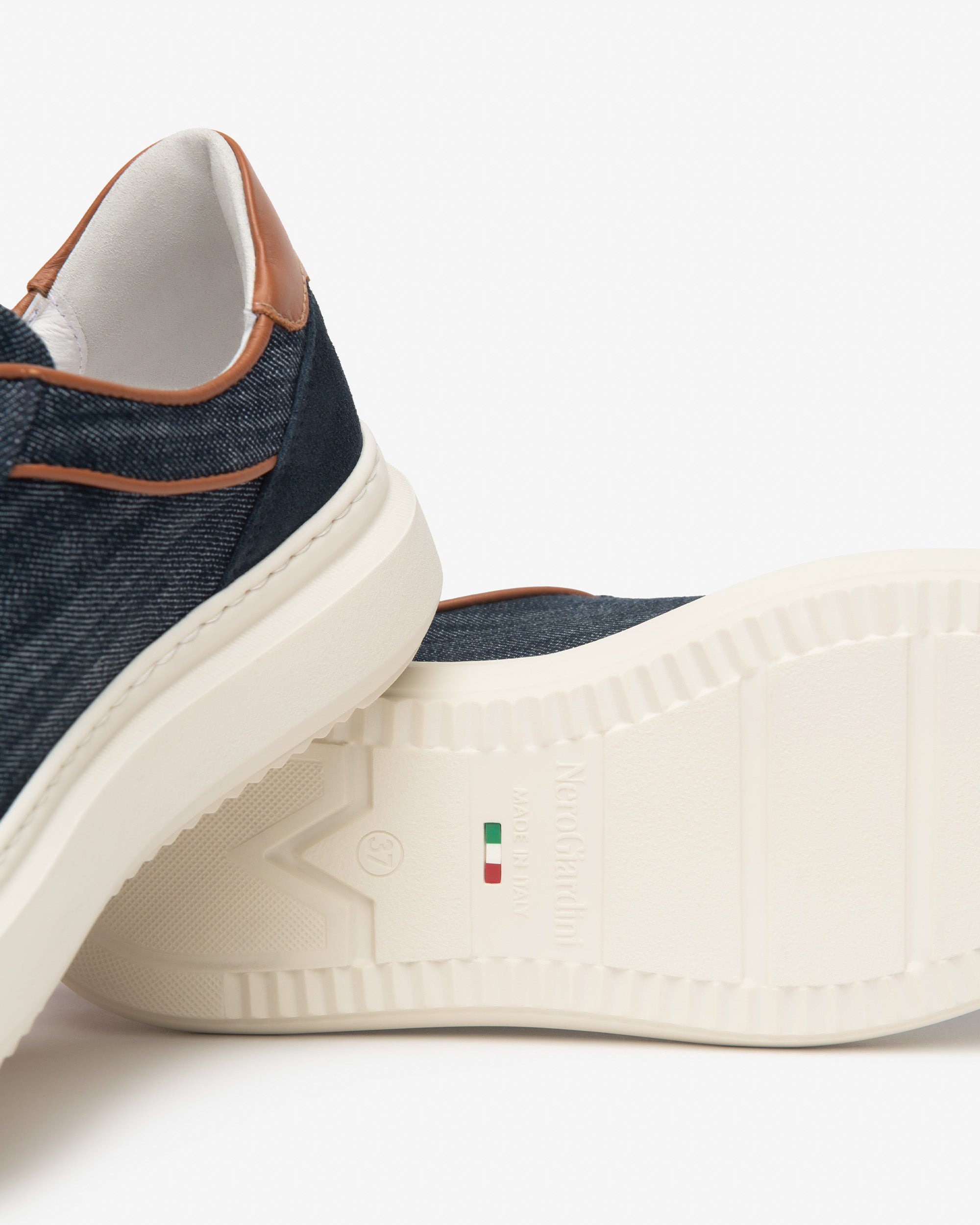 Nero Giardini Sneakers Baskets Cuir Femme Confort