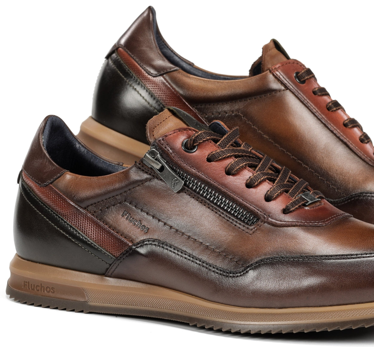 Fluchos Samir F2263 baskets homme marron