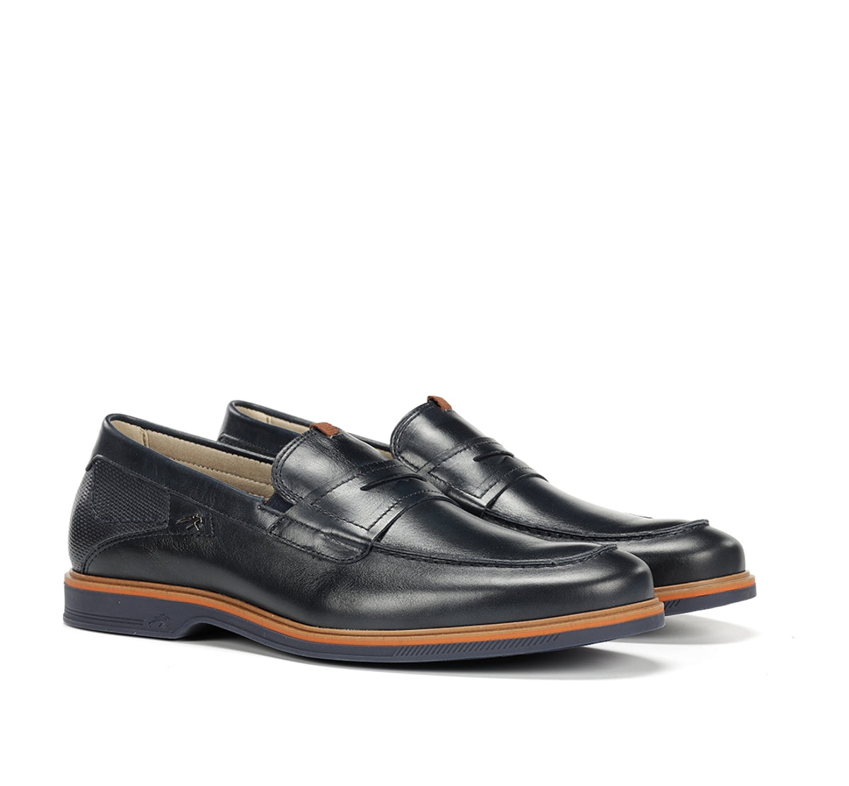 Fluchos Tristan F1747 mocassin bleu homme souple