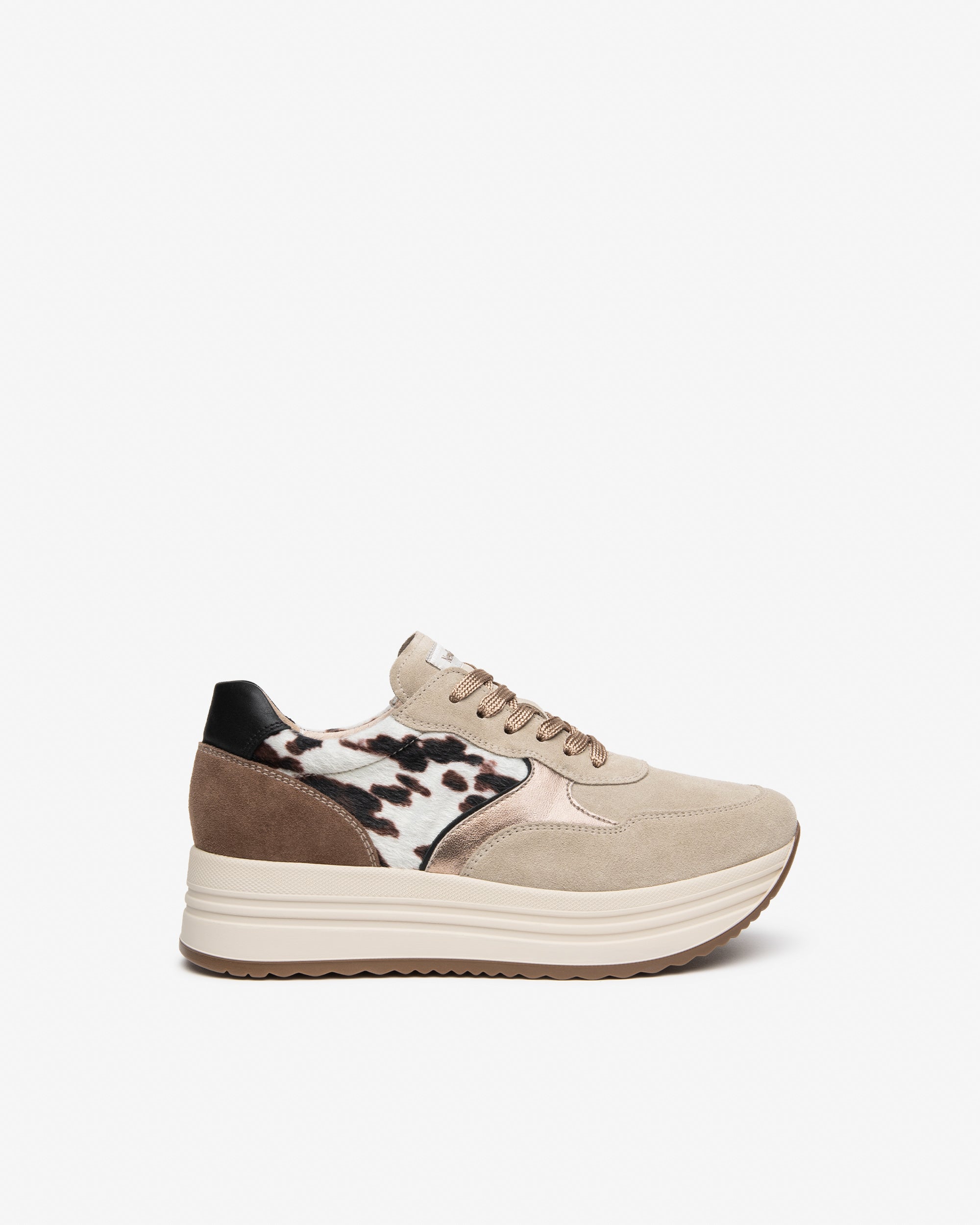 Nero Giardini Sneakers basket femme daim pointure 38 plateforme 45mm