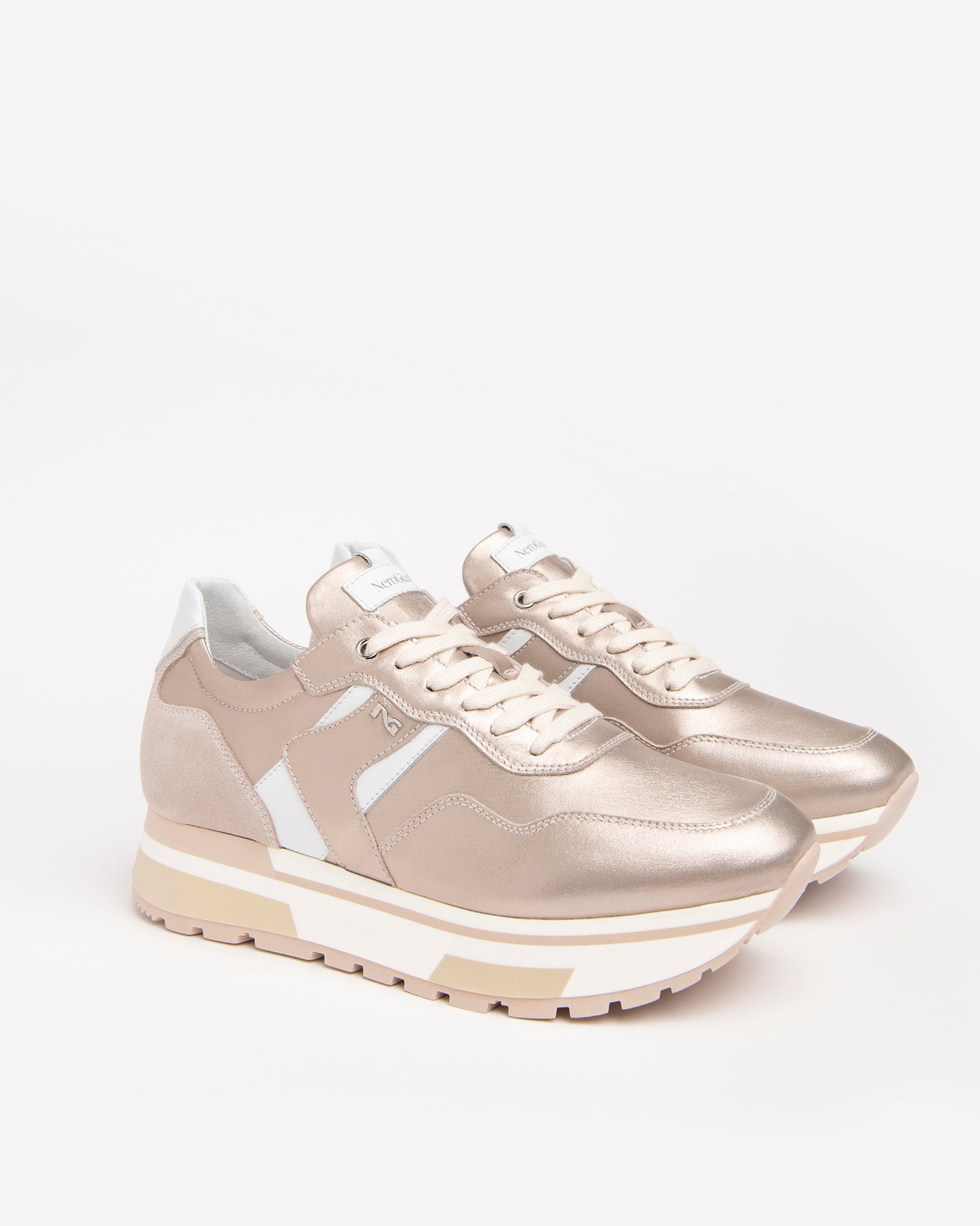 Nero Giardini Sneakers Baskets Cuir Daim Femme