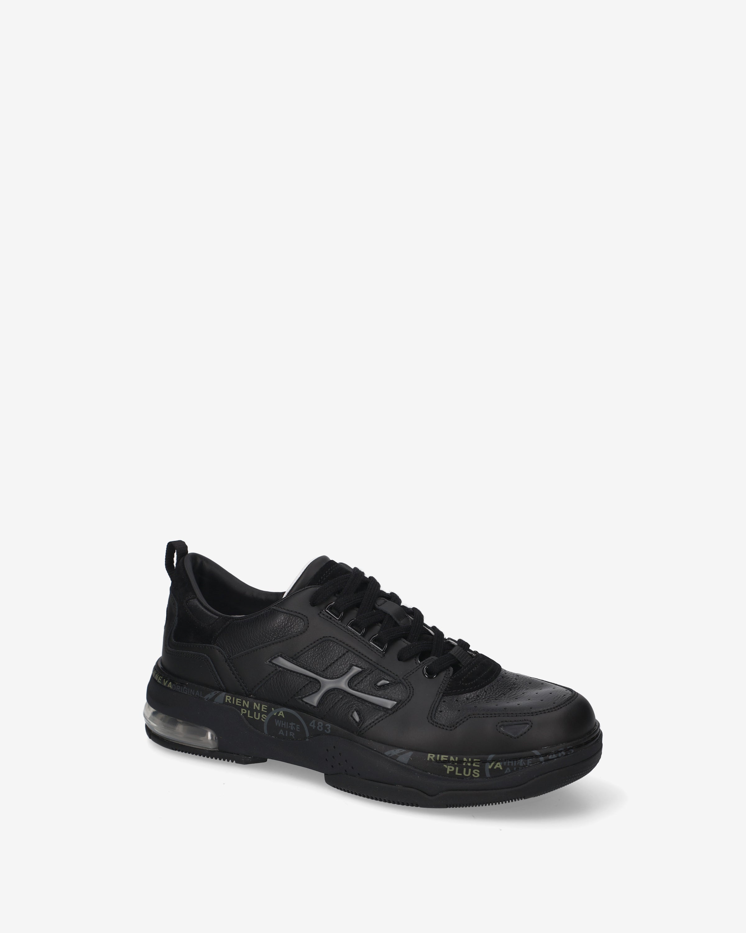 Premiata Drake 525 sneakers cuir noir homme