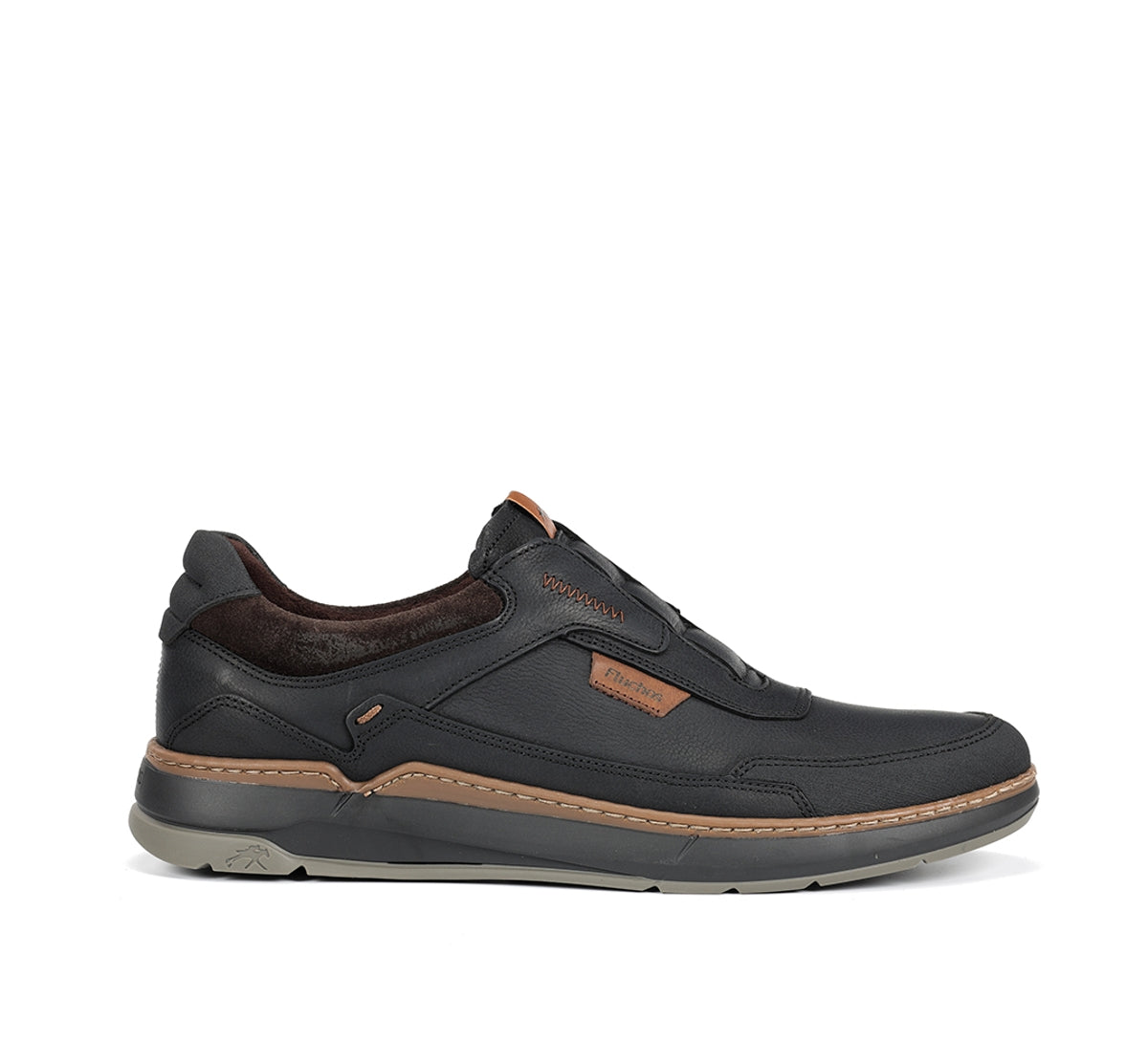 Fluchos Jeff F2278 baskets noir homme à lacets