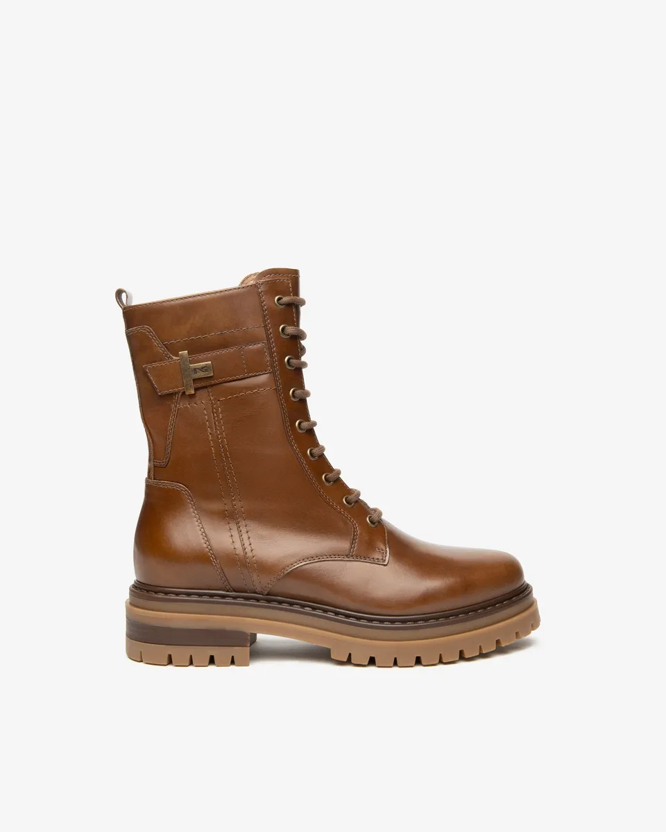Nero Giardini Combat Boots bottines cuir femme 37