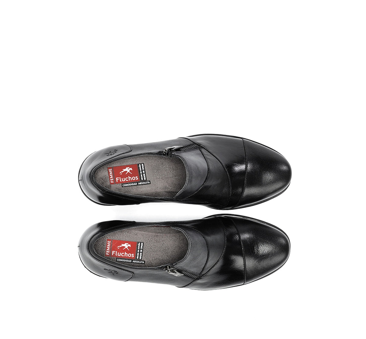 Fluchos Nydia F1802 slip on noir femme cuir