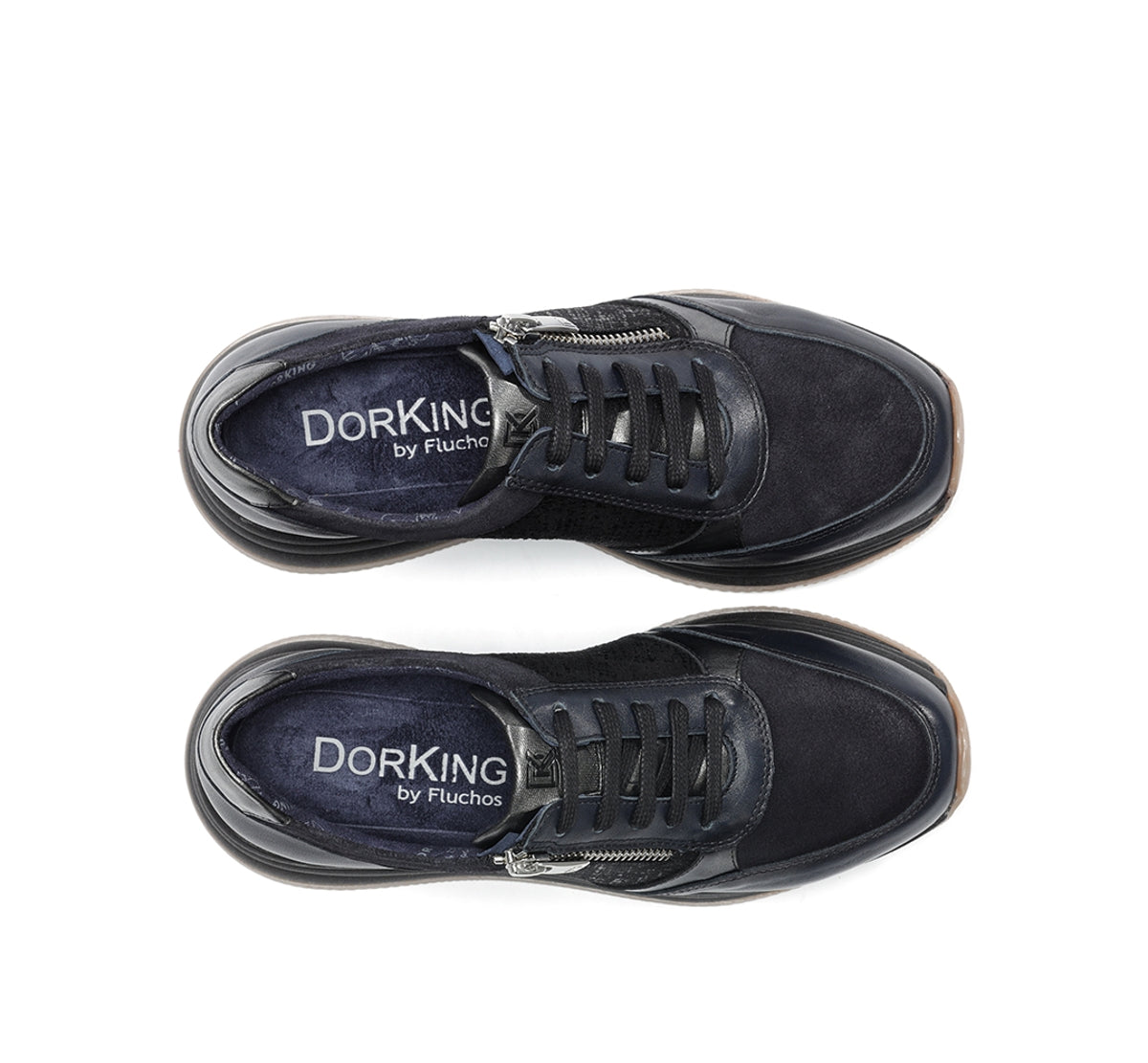 Fluchos Dorking Draz D9249 basket bleue femme