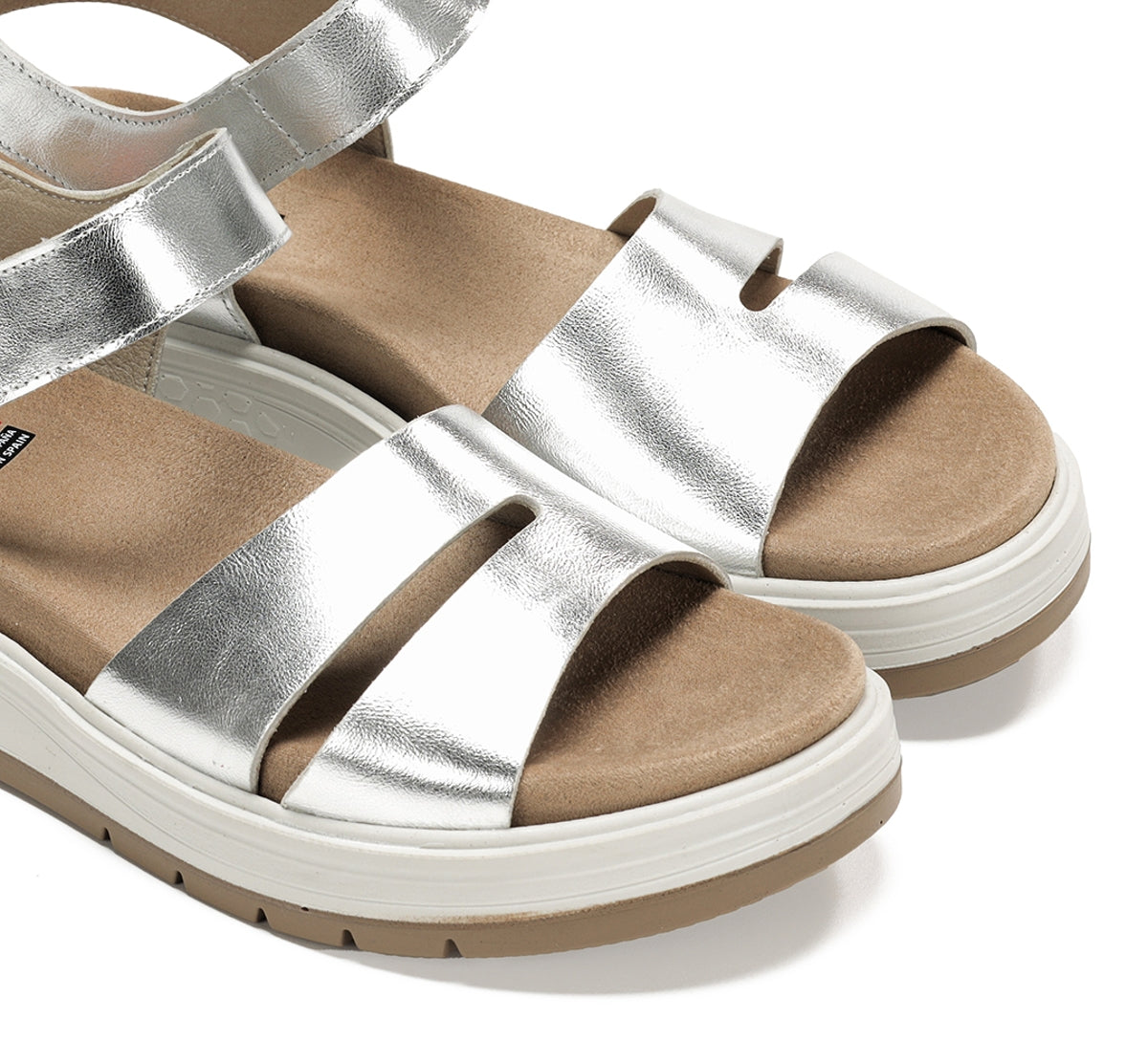 Fluchos Street F2006 sandale femme argent confort