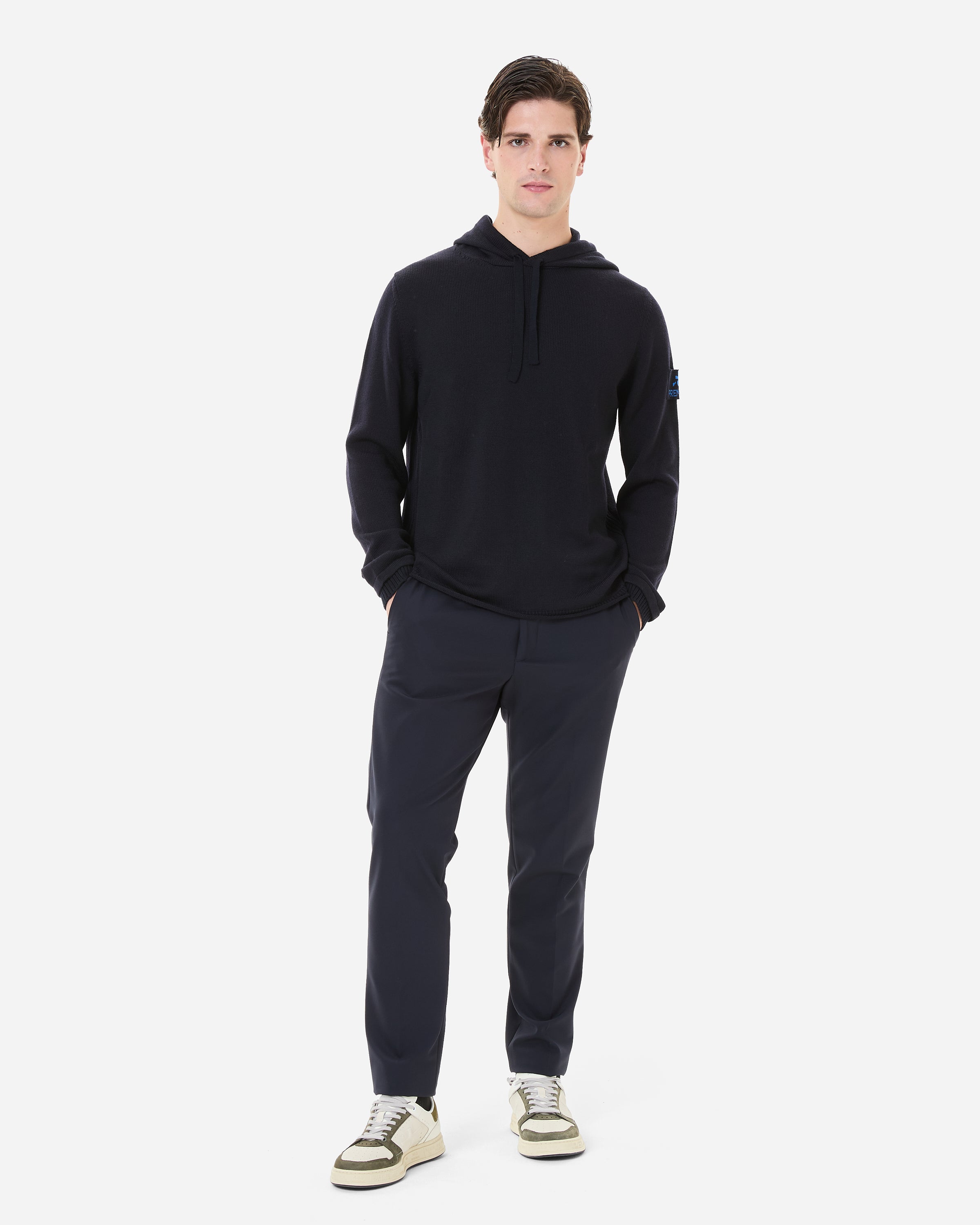 Premiata pull laine capuche homme 100% laine