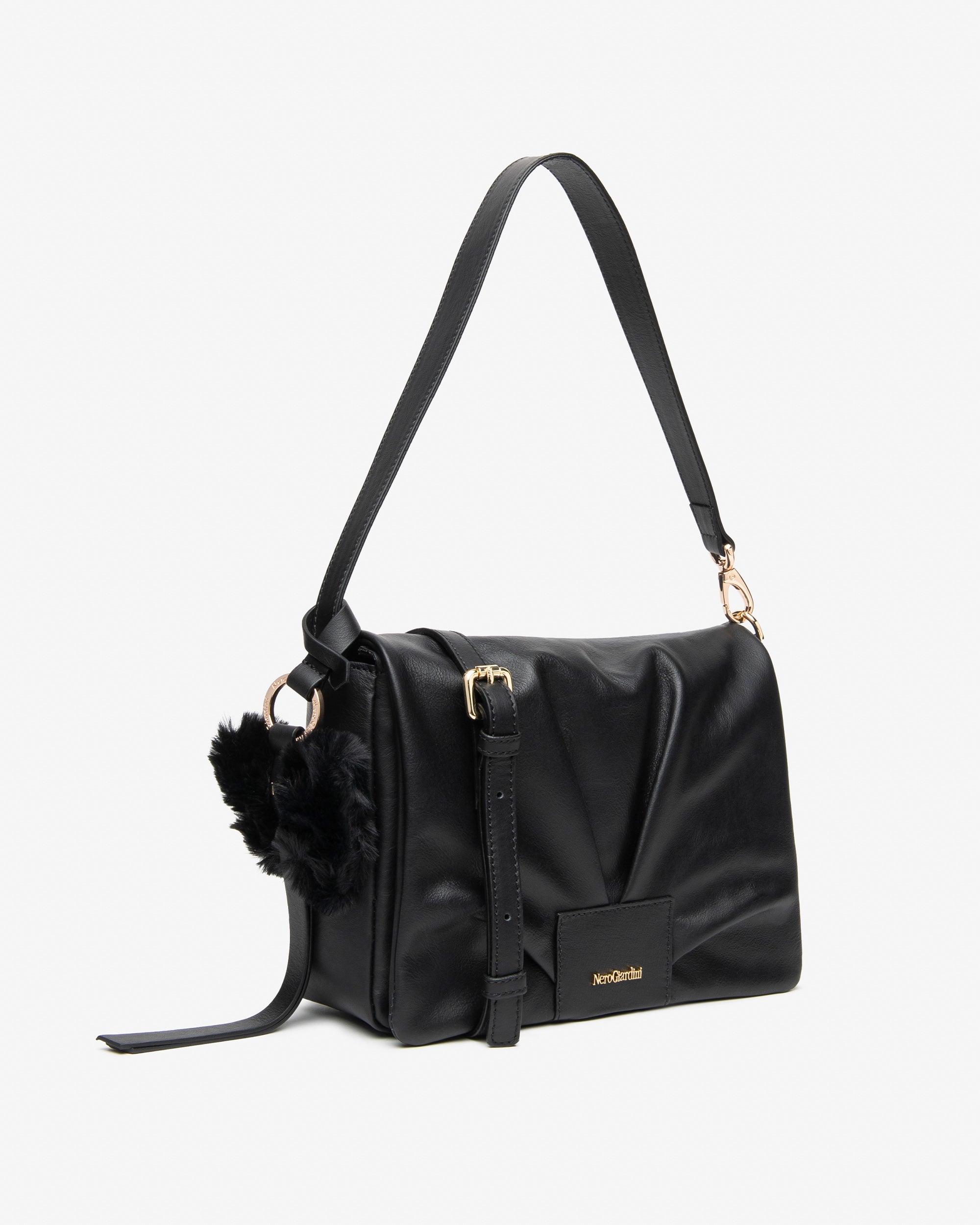 Nero Giardini Sac épaule femme cuir zip