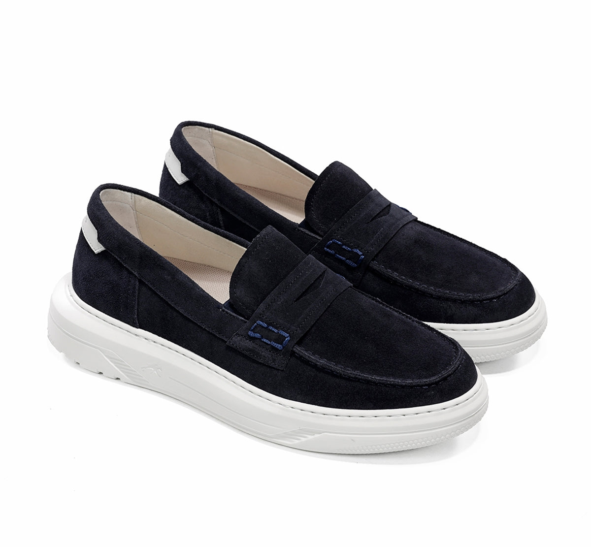Fluchos Boston F2224 mocassin homme bleu confort