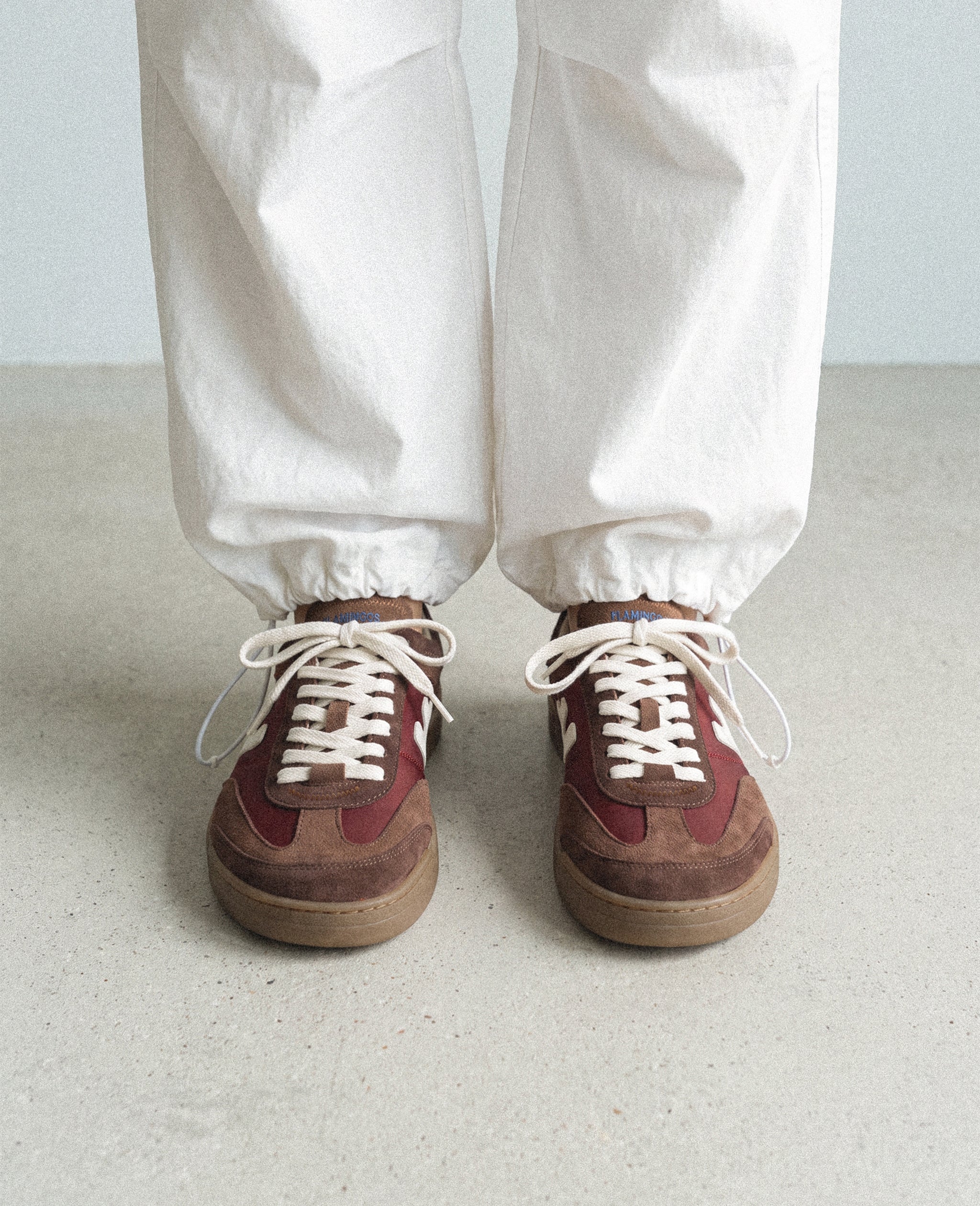 Flamingos Life Zero Tennis baskets bordeaux barefoot