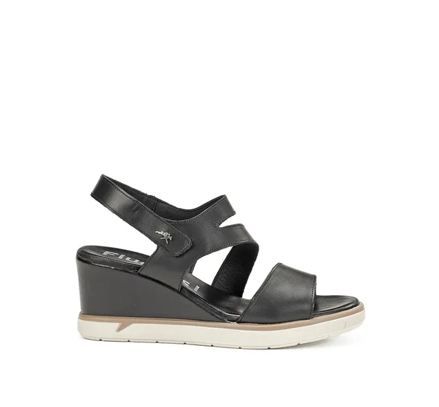 Fluchos Smash F1973 sandale noire compensée femme