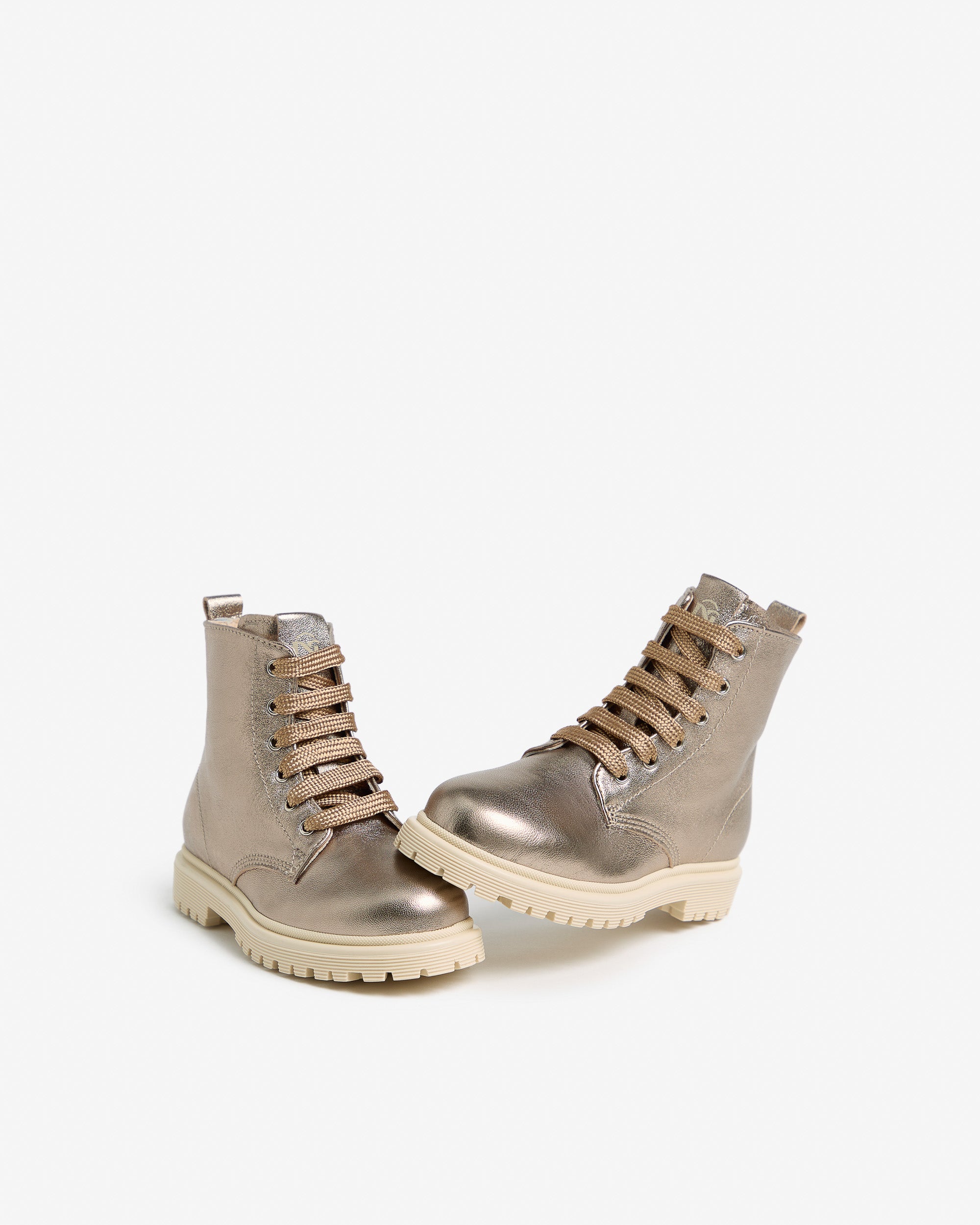Nero Giardini Combat Boots Bottes Cuir Fille Lacets