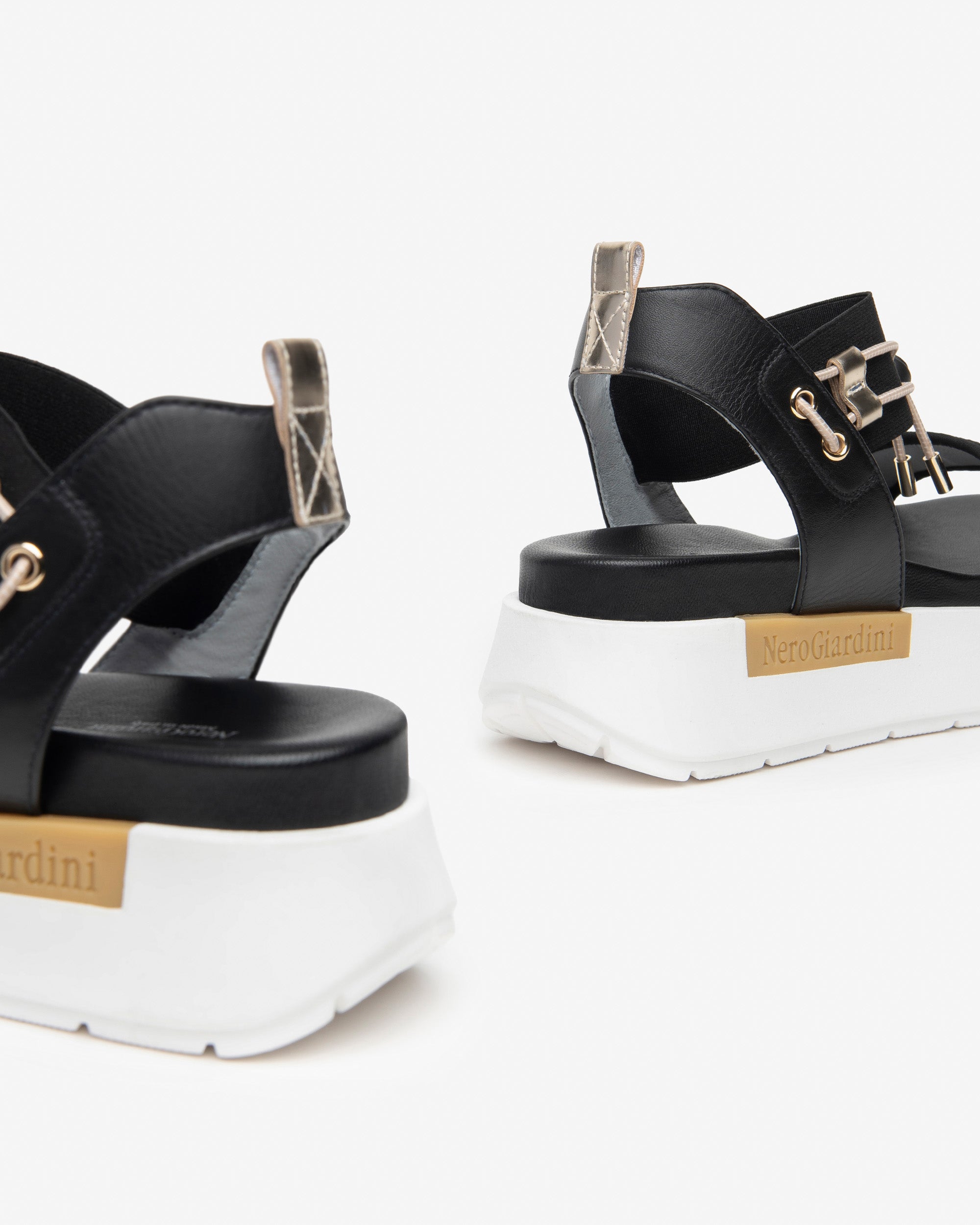 Nero Giardini Sandals sandales femme cuir toile 35-41
