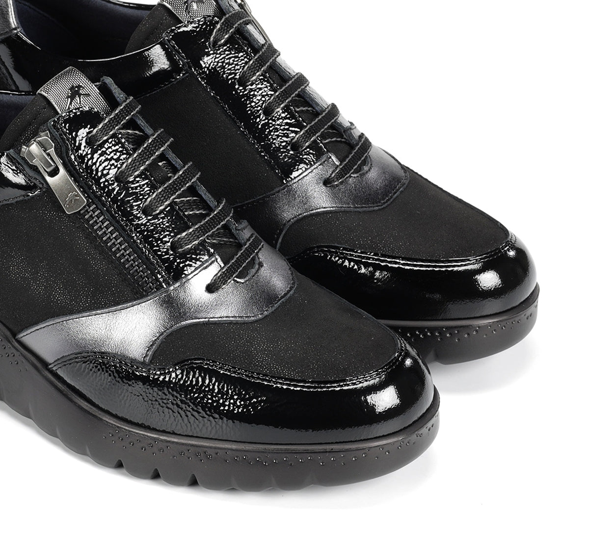 Fluchos Live F2248 basket noire femme compensée