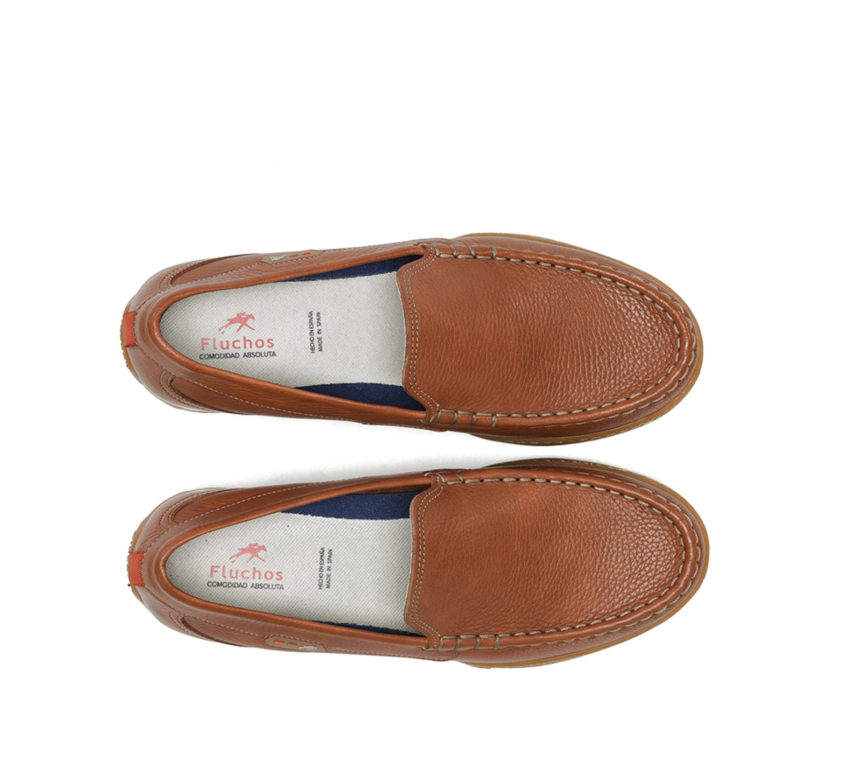 Fluchos Bruno F2432 mocassins homme marron cuir