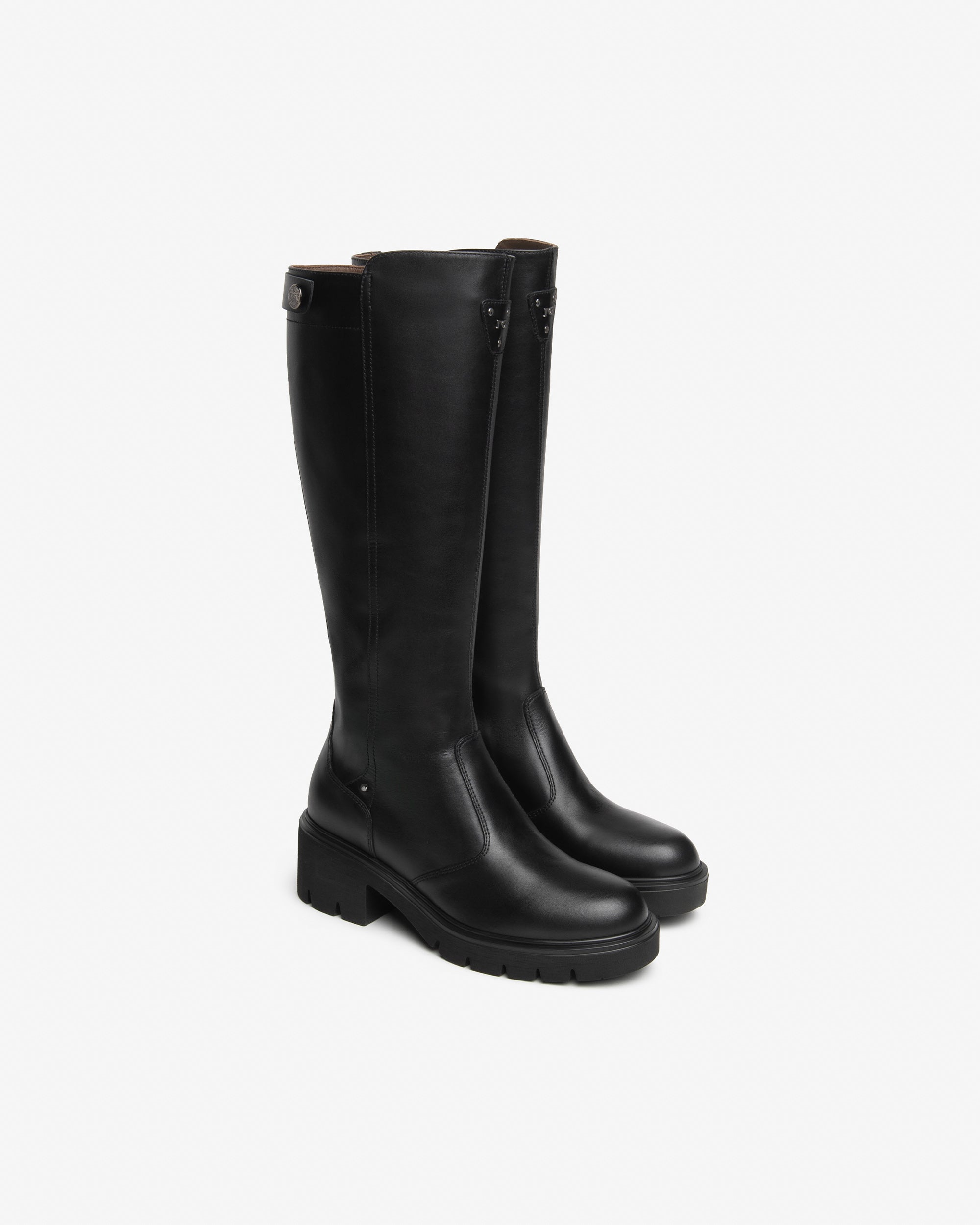 Nero Giardini Boots bottes cuir femme talon 6 cm