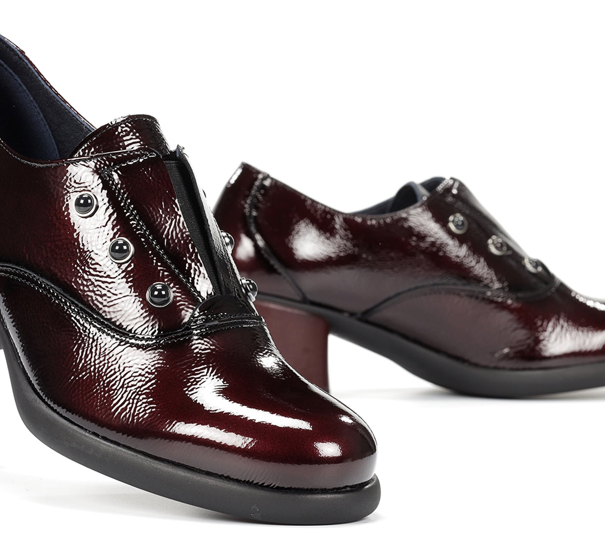 Fluchos Dorking Macy D9376 chaussures bordeaux talon