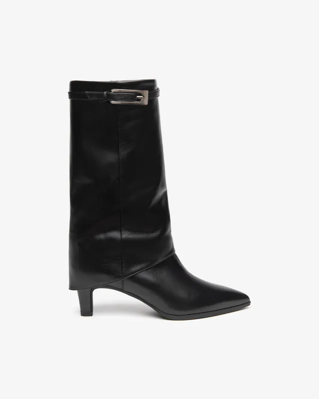 Nero Giardini Boots bottes cuir femme talon 55 mm 38