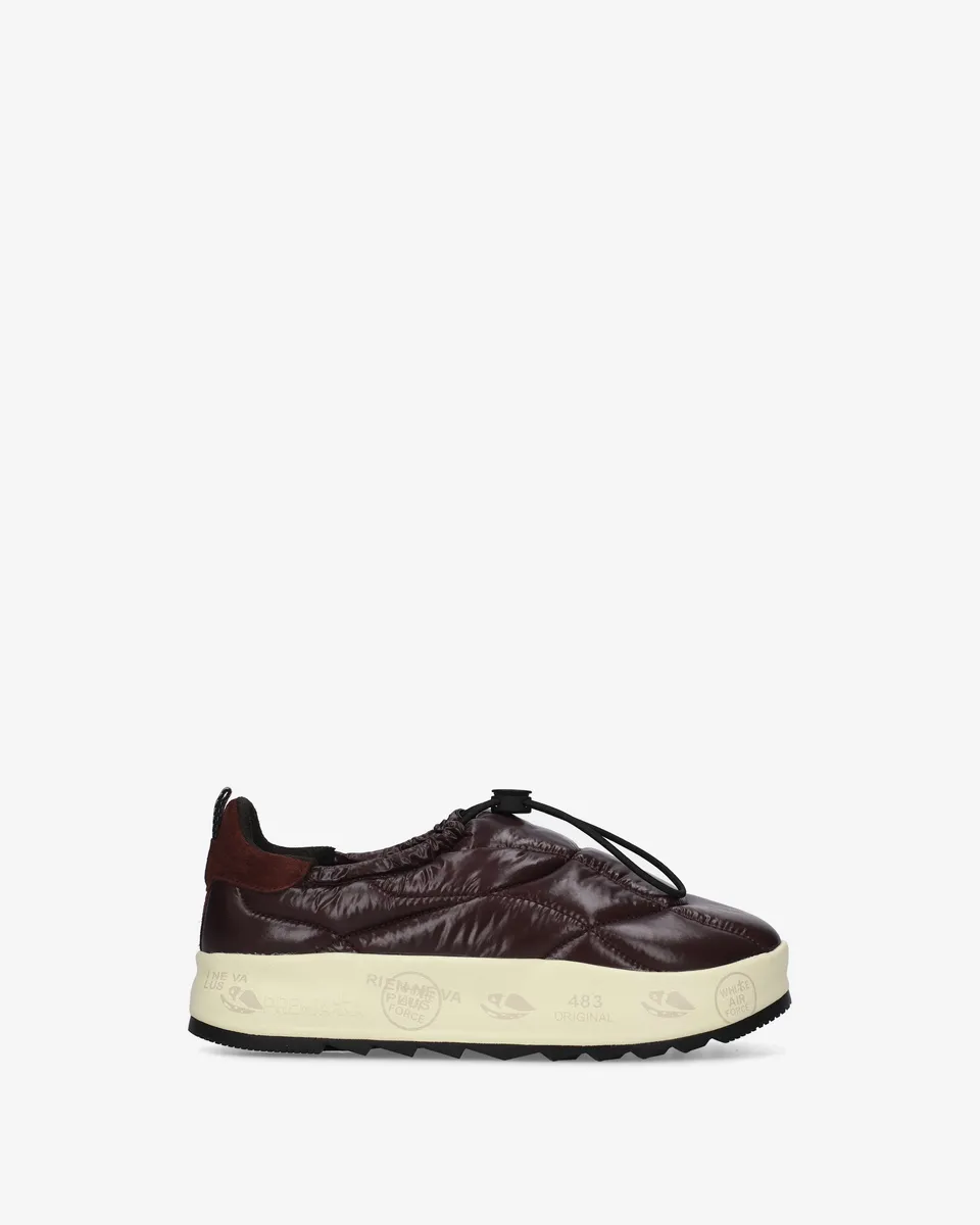 Premiata Puffyd 8681 sneakers femme bordeaux plateforme
