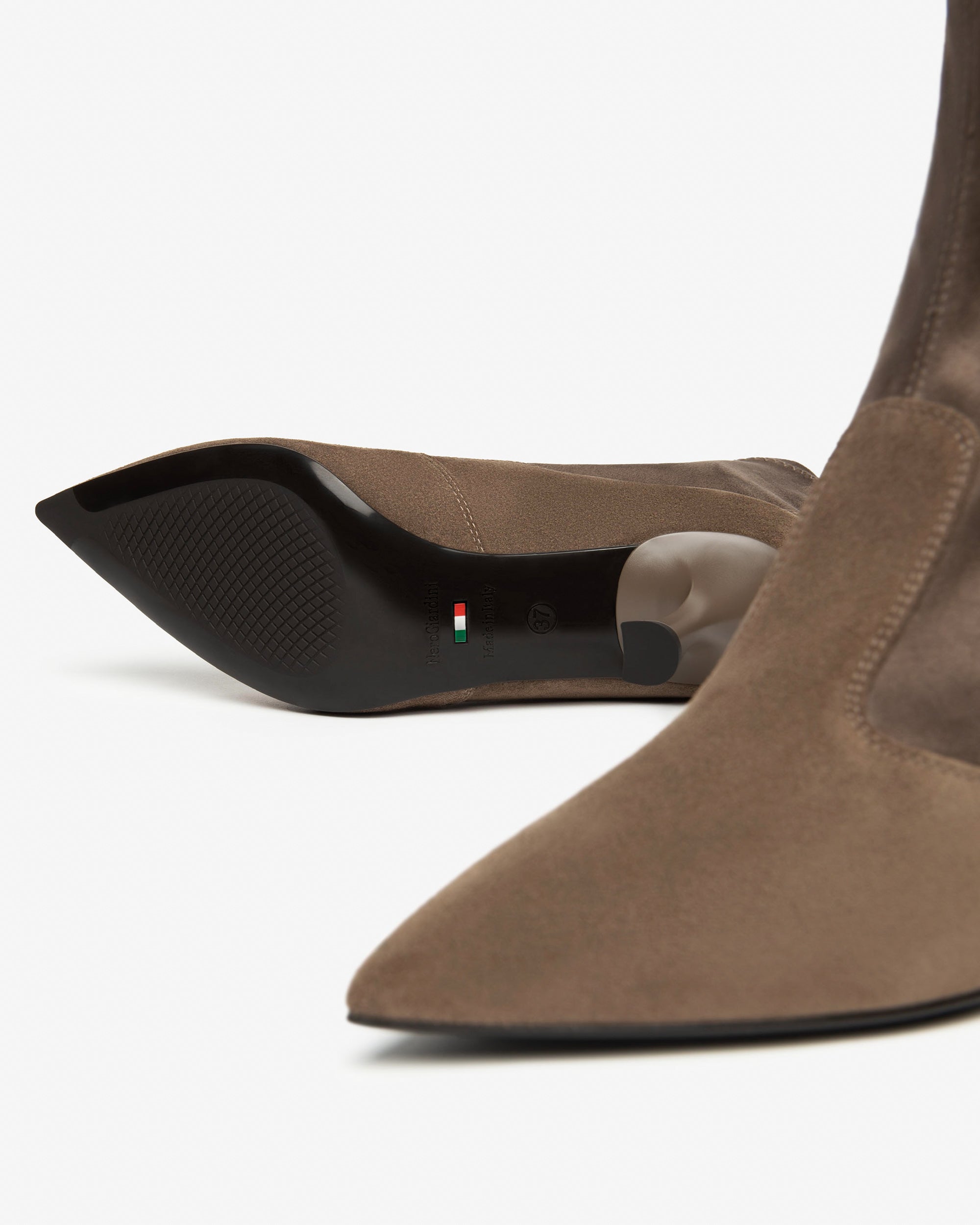 Nero Giardini Ankle Boots bottines cuir femme daim talon 75