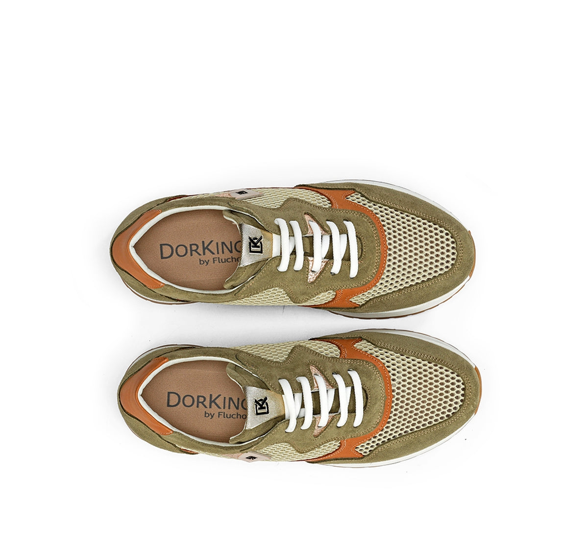 Dorking by Fluchos Split D9473 basket verte femme