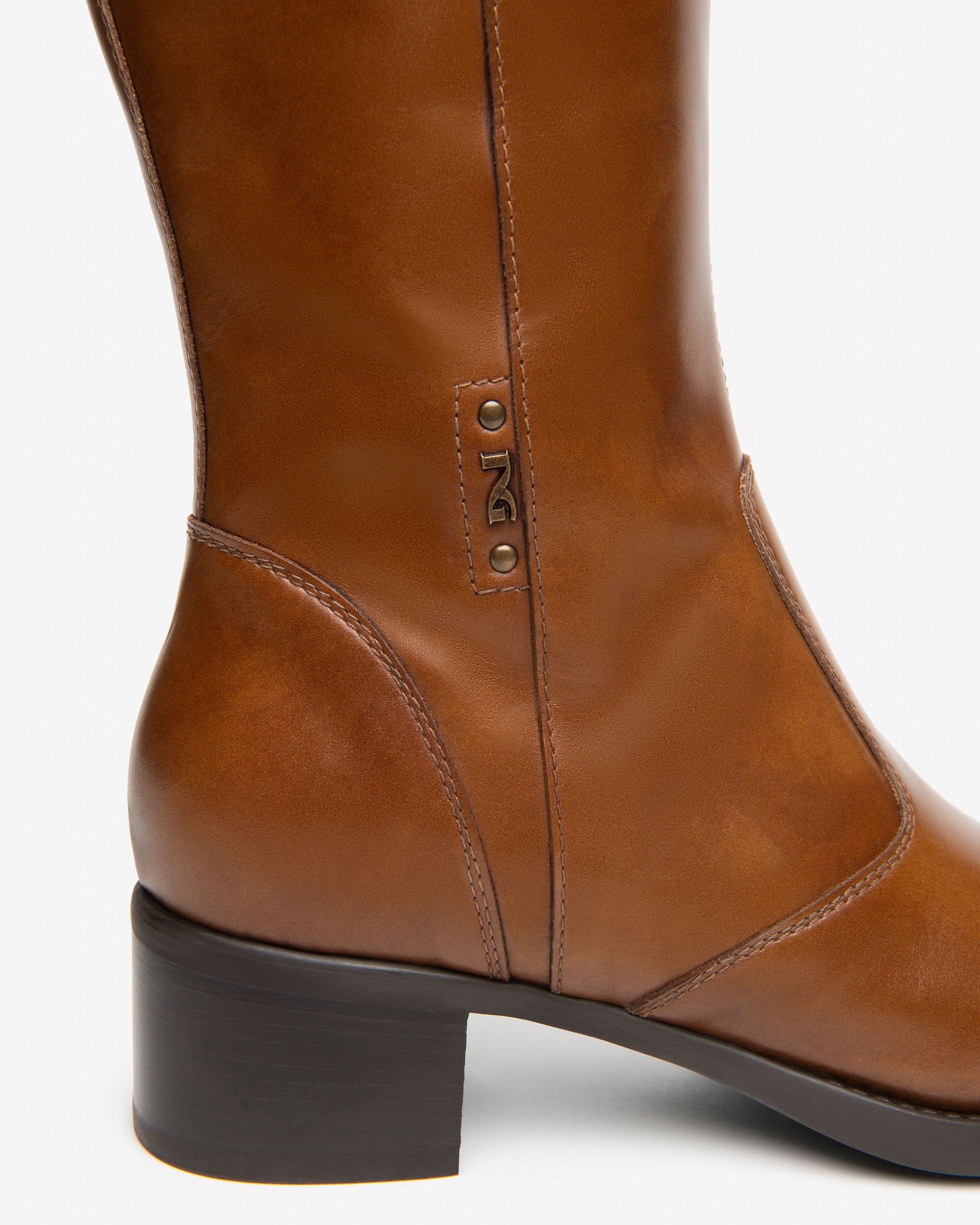 Nero Giardini Boots bottes cuir femme talon 4 cm pointure 38