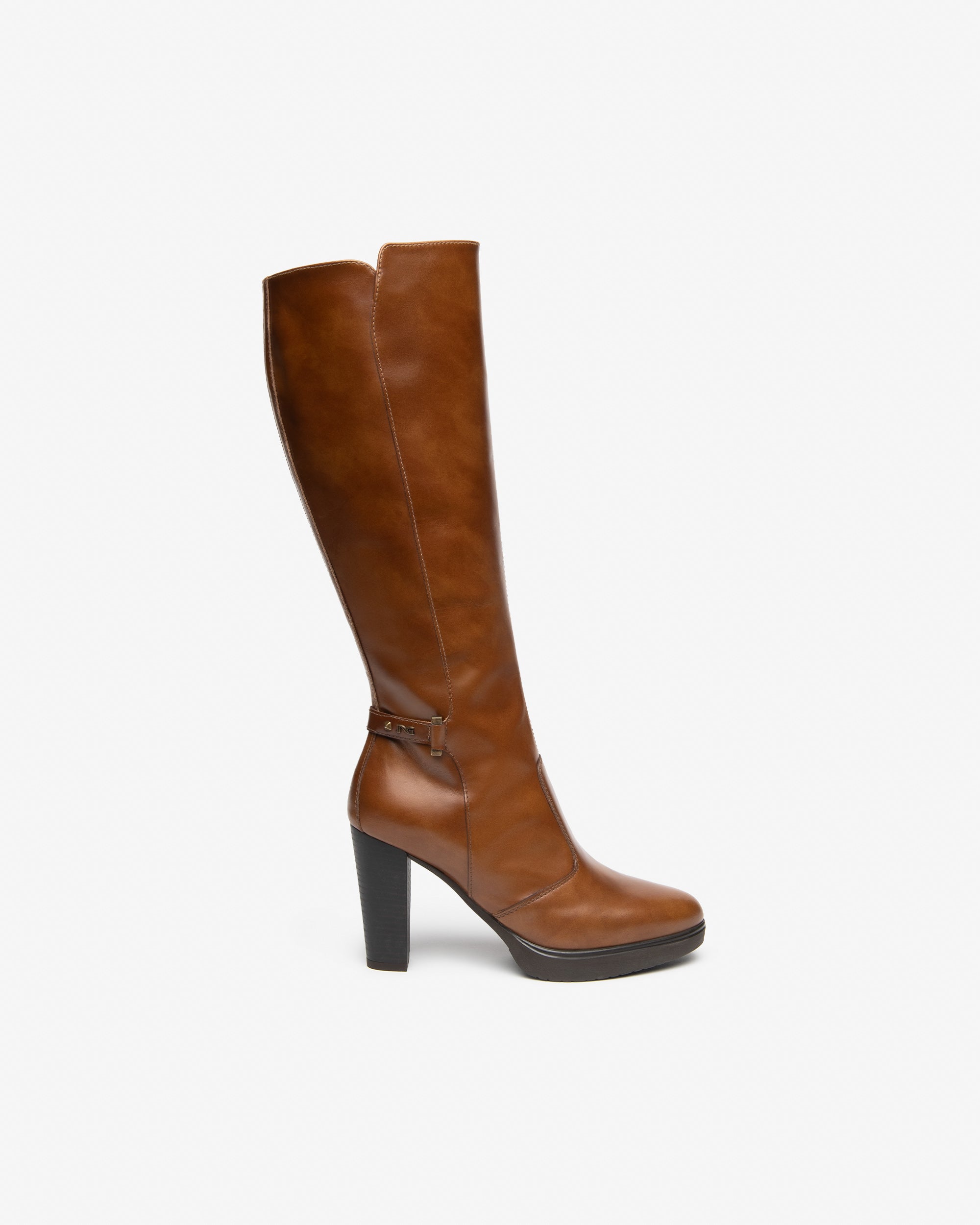 Nero Giardini Boots bottes cuir femme talon 90 mm