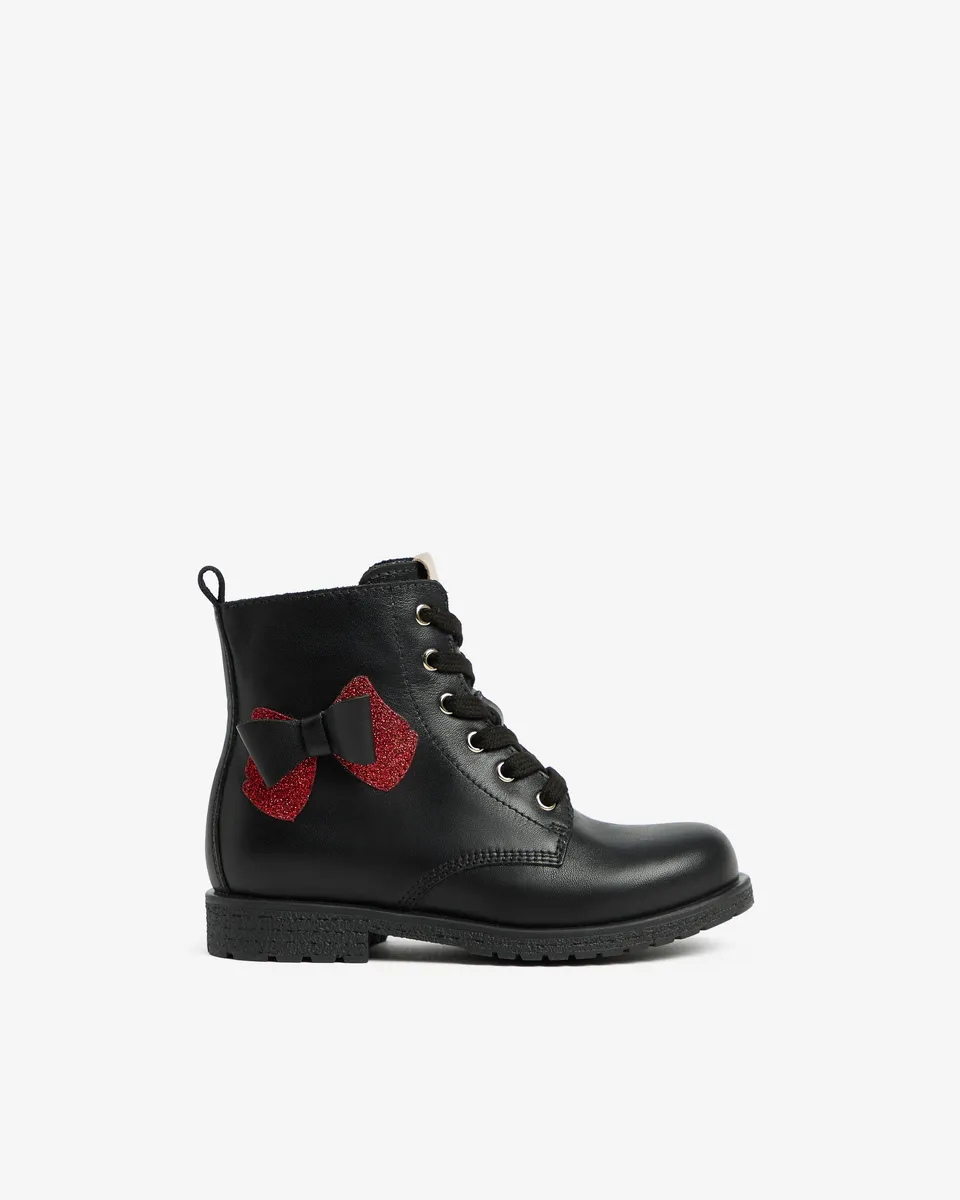 Nero Giardini Combat Boots Fille Cuir Pointure 28