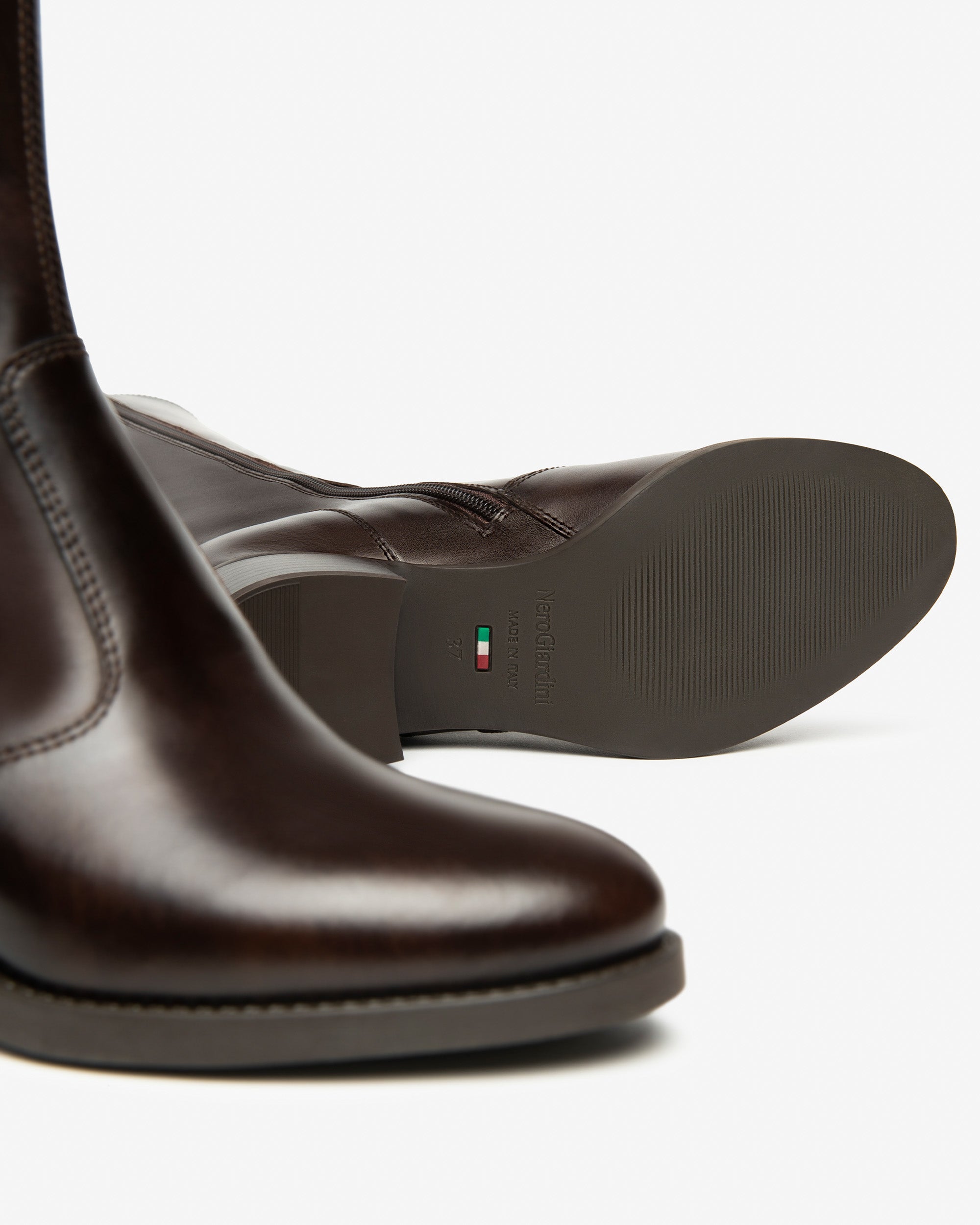 Nero Giardini Boots bottes femme cuir talon 40 mm