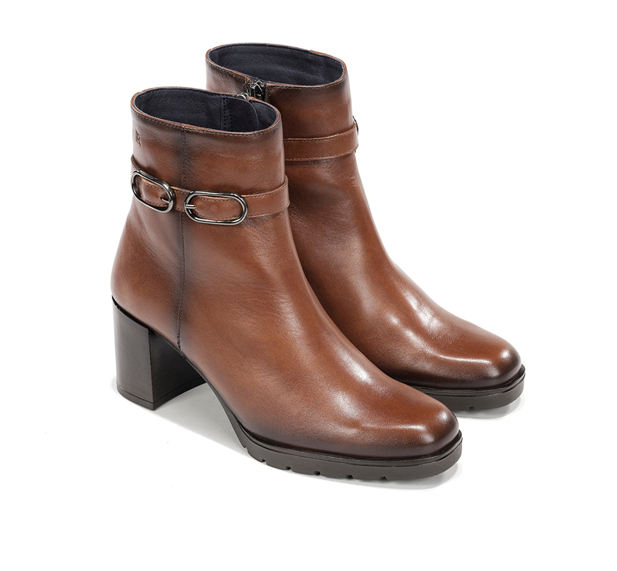 Fluchos Dorking Sesma D9809 bottines marron talon femme
