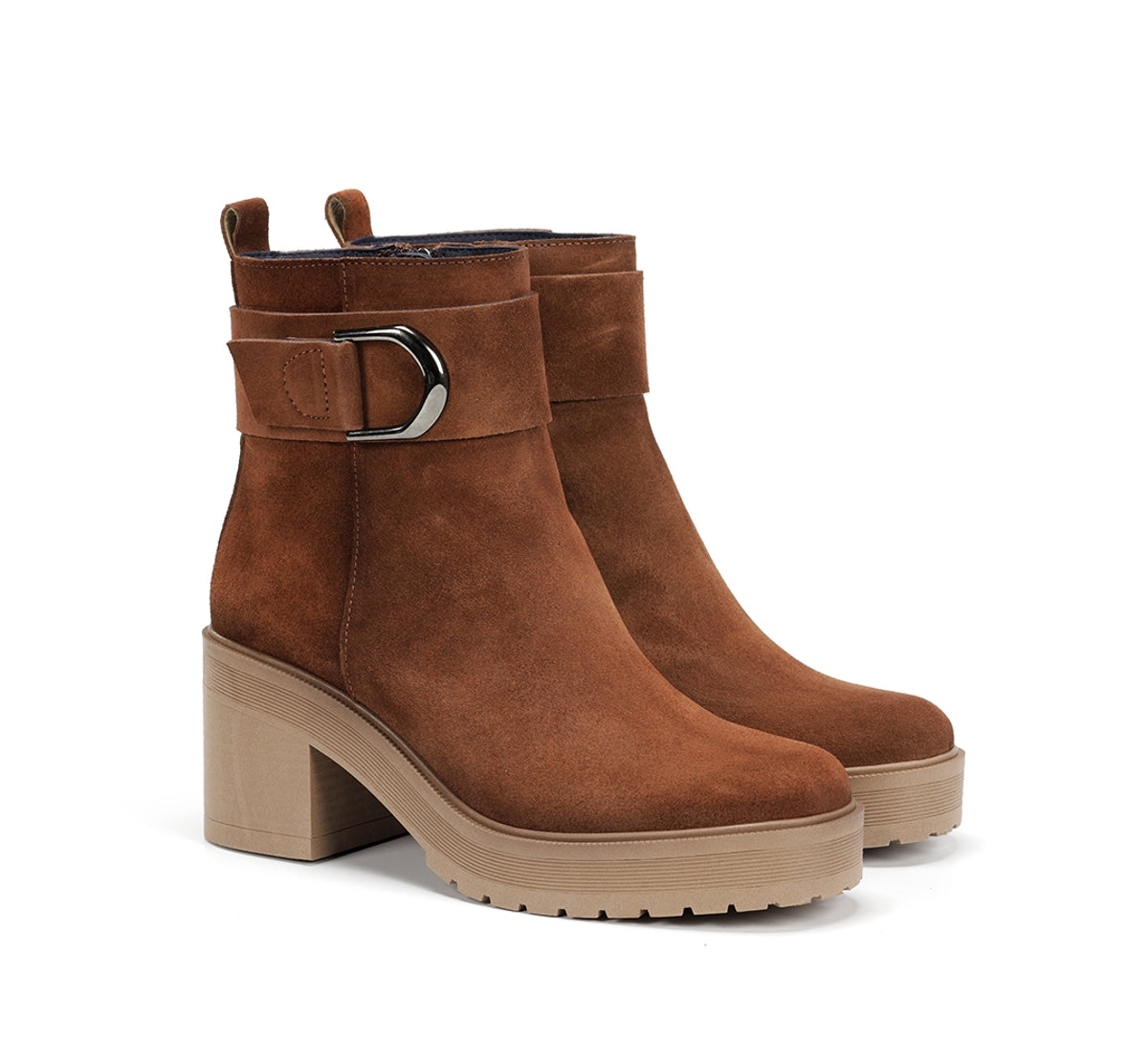 Fluchos Dorking Sarah D9573 Bottines Marron Talon