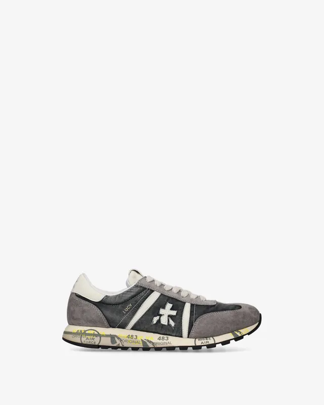 Premiata Lucyd 8416 sneakers grises daim pointure 38