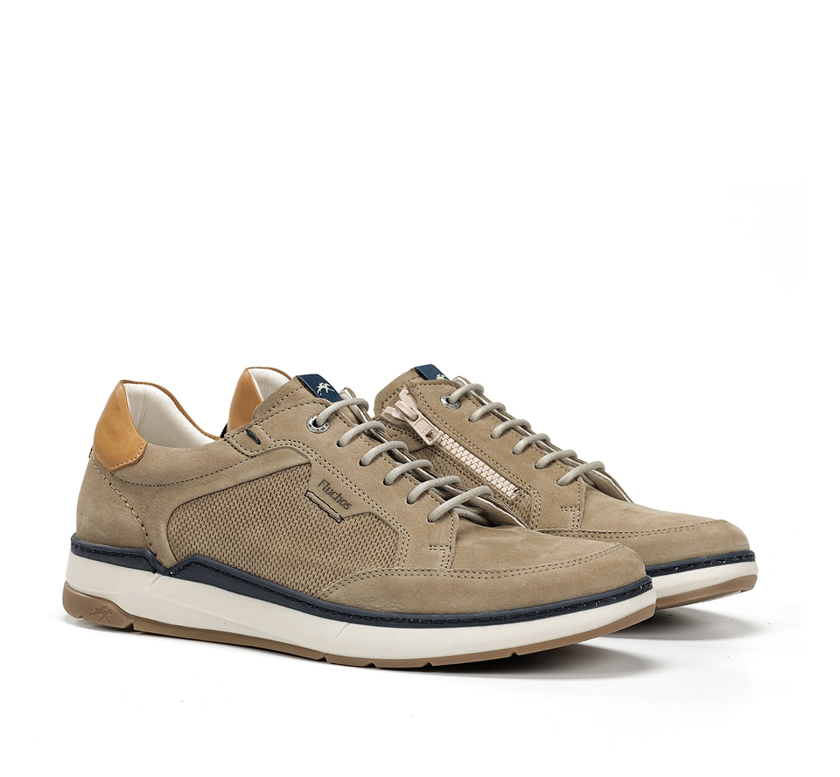 Fluchos Deportivos Jeff F2211 Baskets Taupe Cuir
