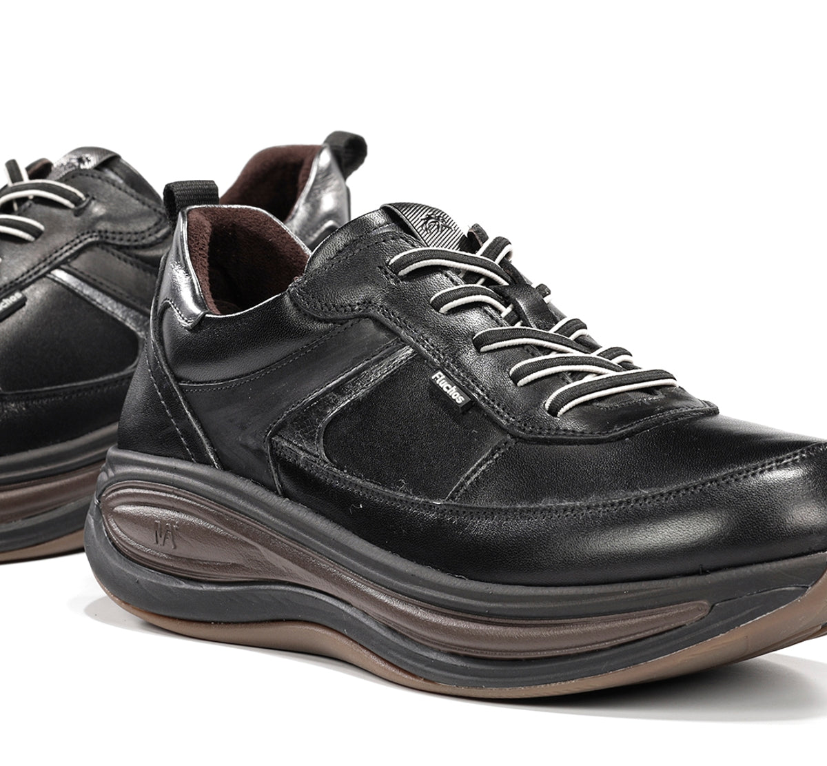 Fluchos Showstep F2579 baskets femme noir confort