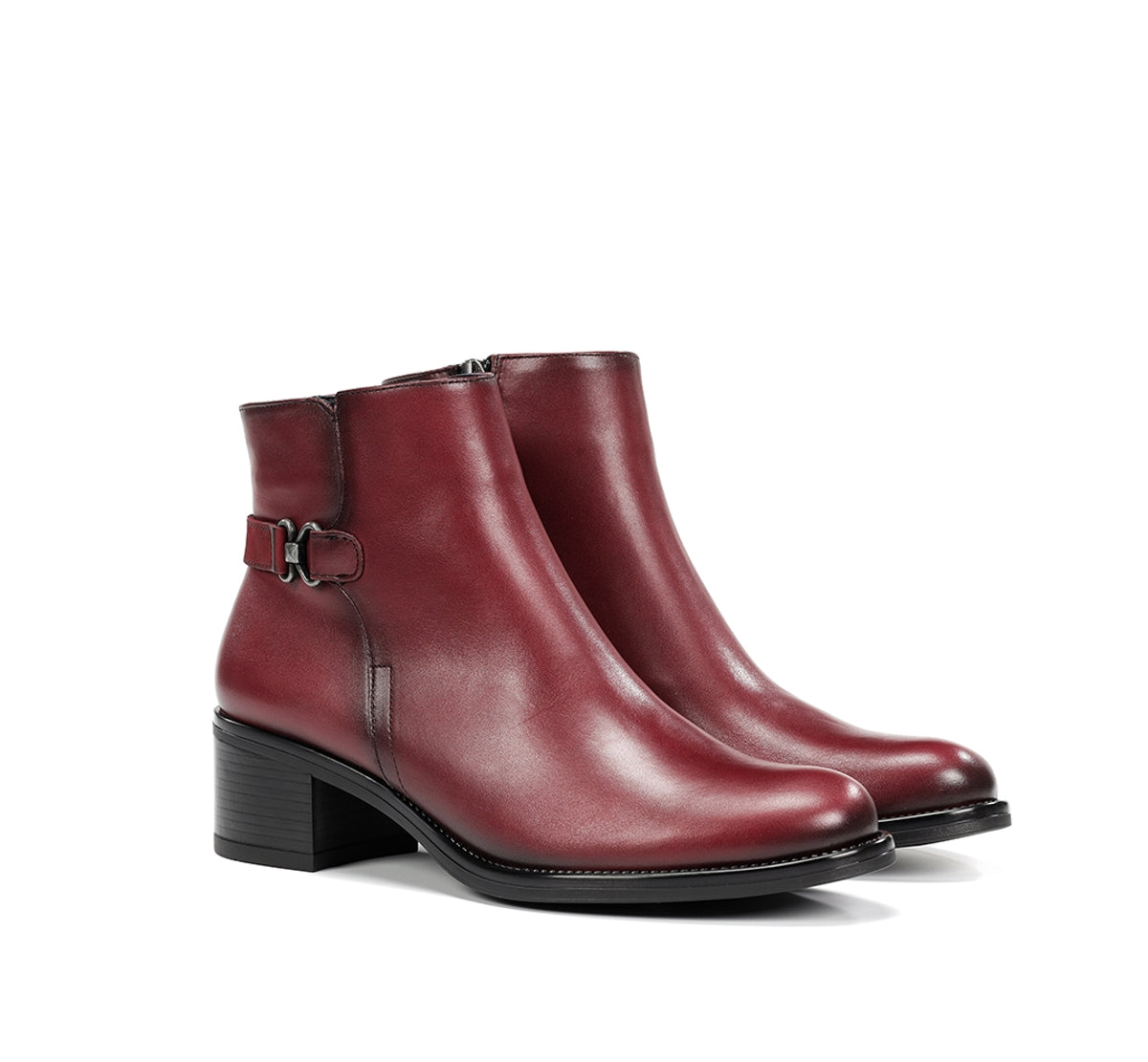 Fluchos Dorking Chiara D8966 bottine femme rouge cuir