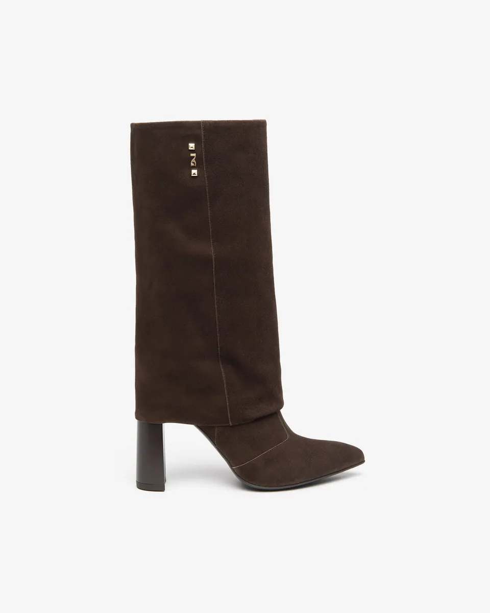 Nero Giardini Boots bottes daim femme talon 95 mm