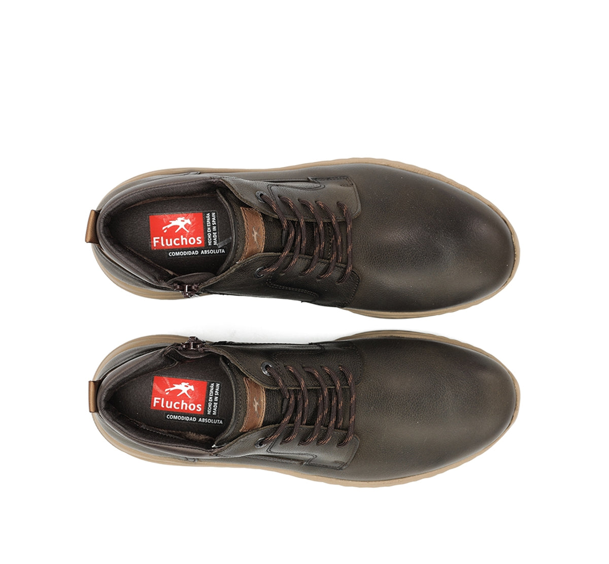 Fluchos Ryder F2291 boots verte homme à lacets