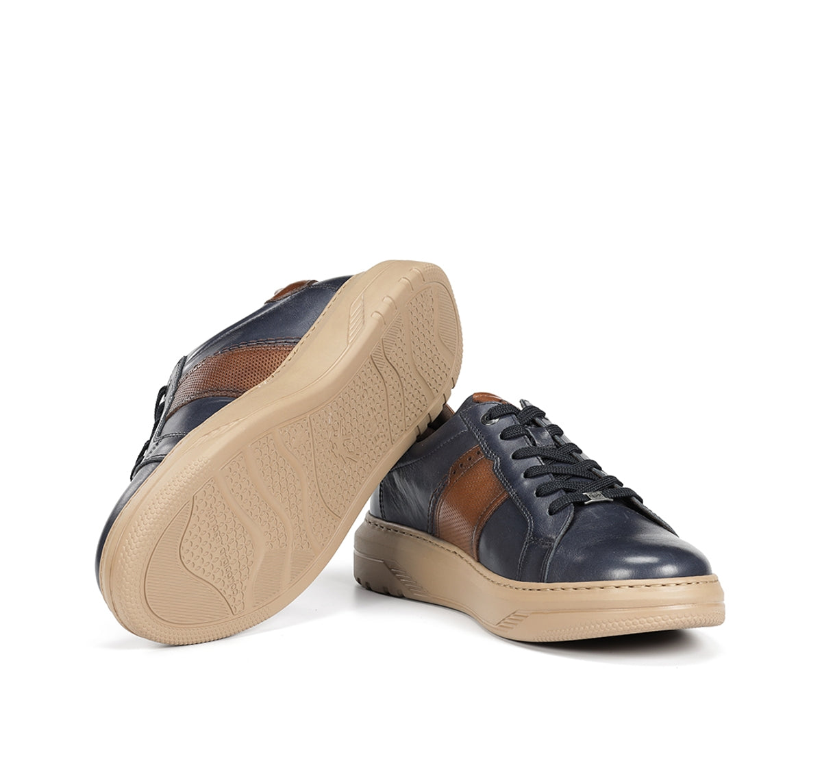Fluchos Boston F2043 basket homme bleu souple