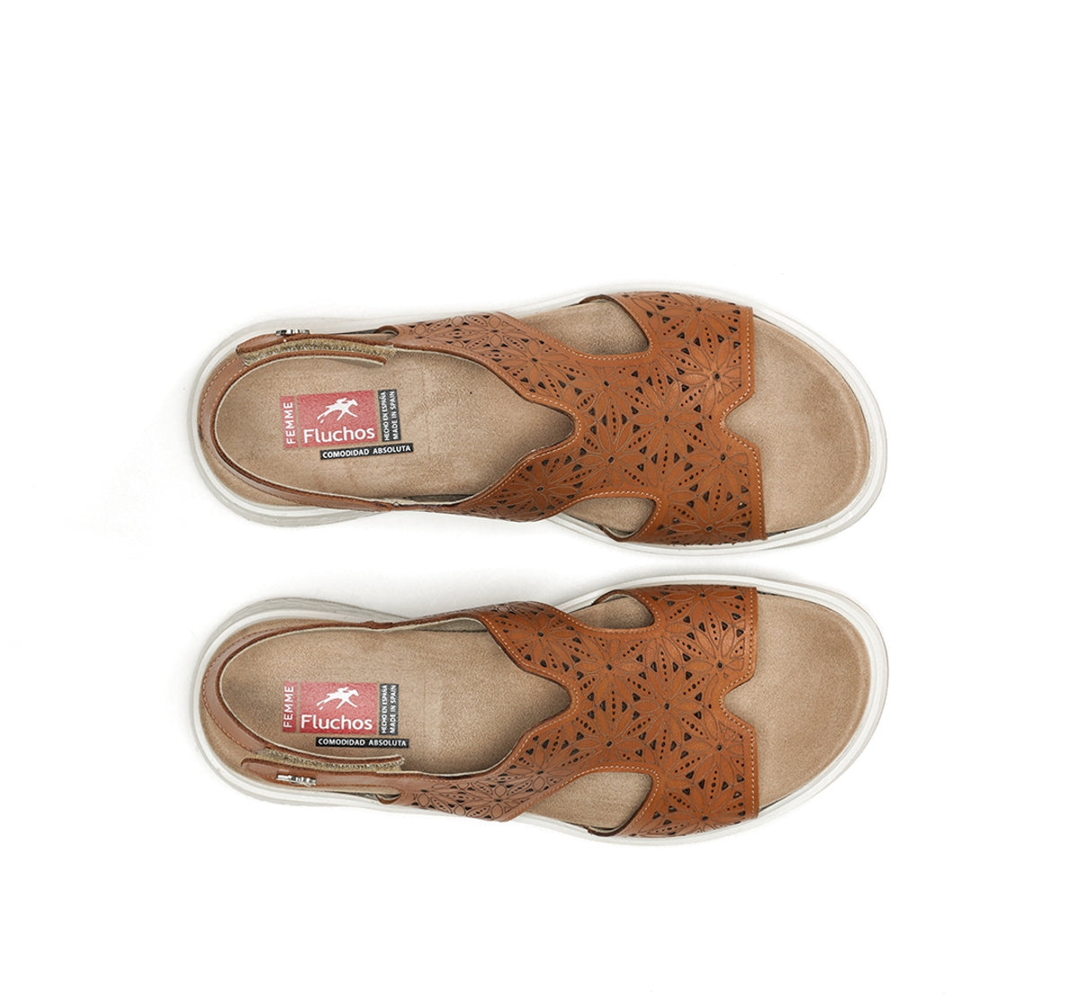 Fluchos Street F2007 sandales femme marron large