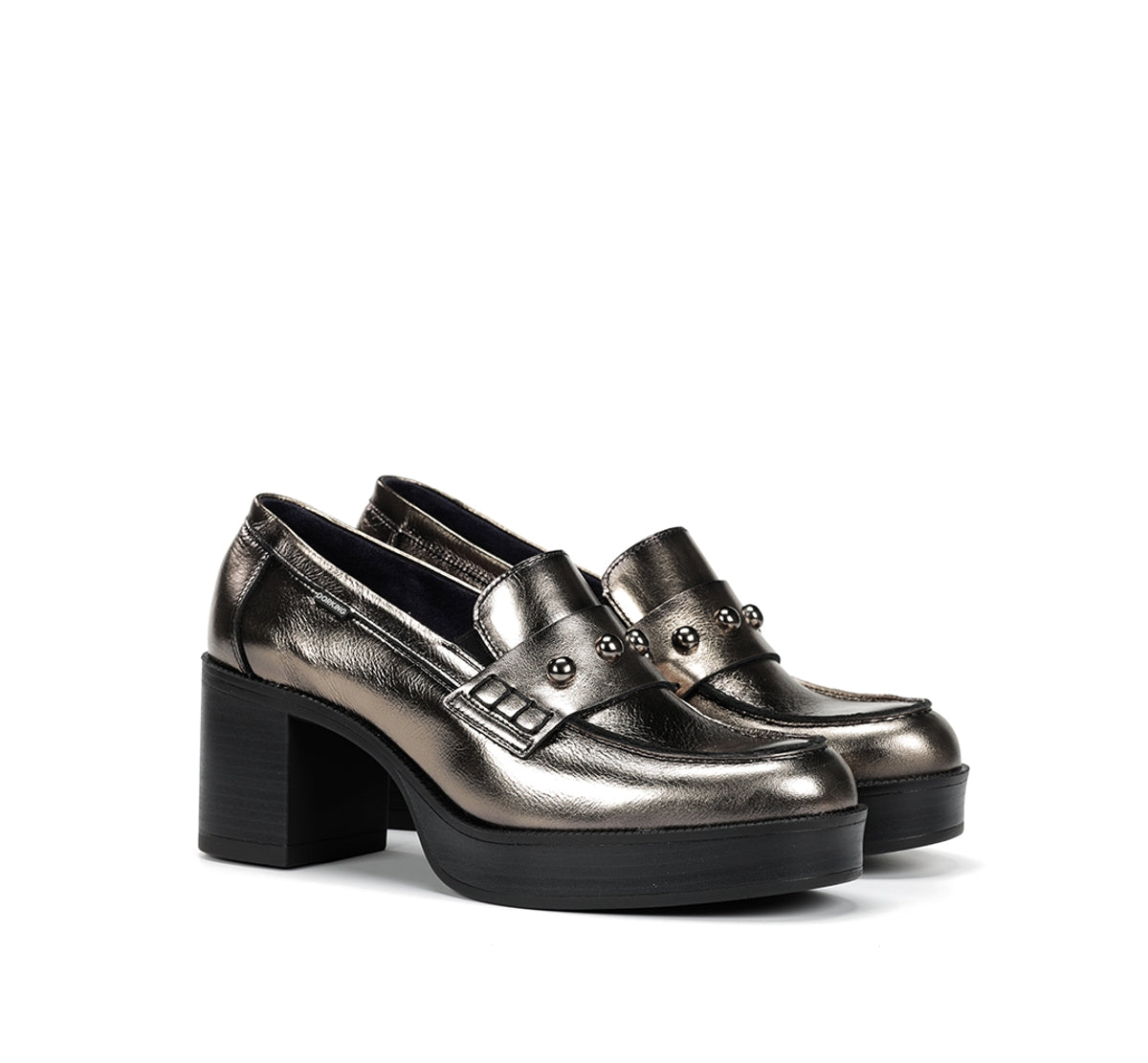 Dorking Bowy D9586 mocassin argent femme