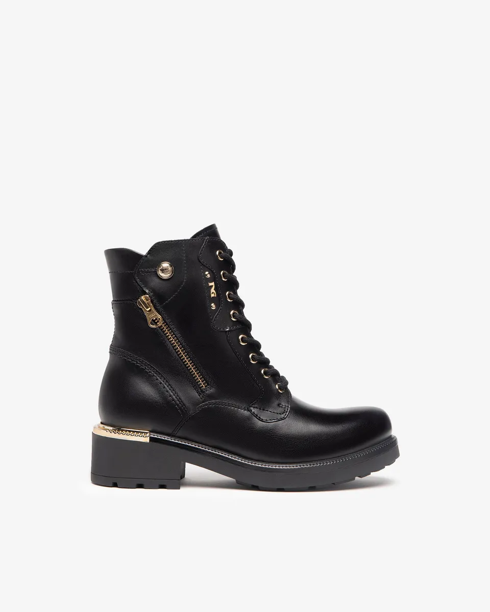 Nero Giardini Combat Boots boots cuir femme